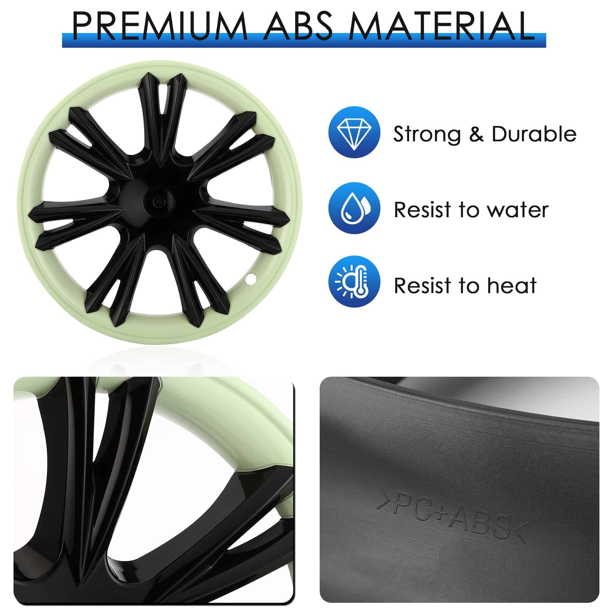 Cubierta de rueda Kipalm para Tesla Model Y 19 pulgadas, - Imagen 4