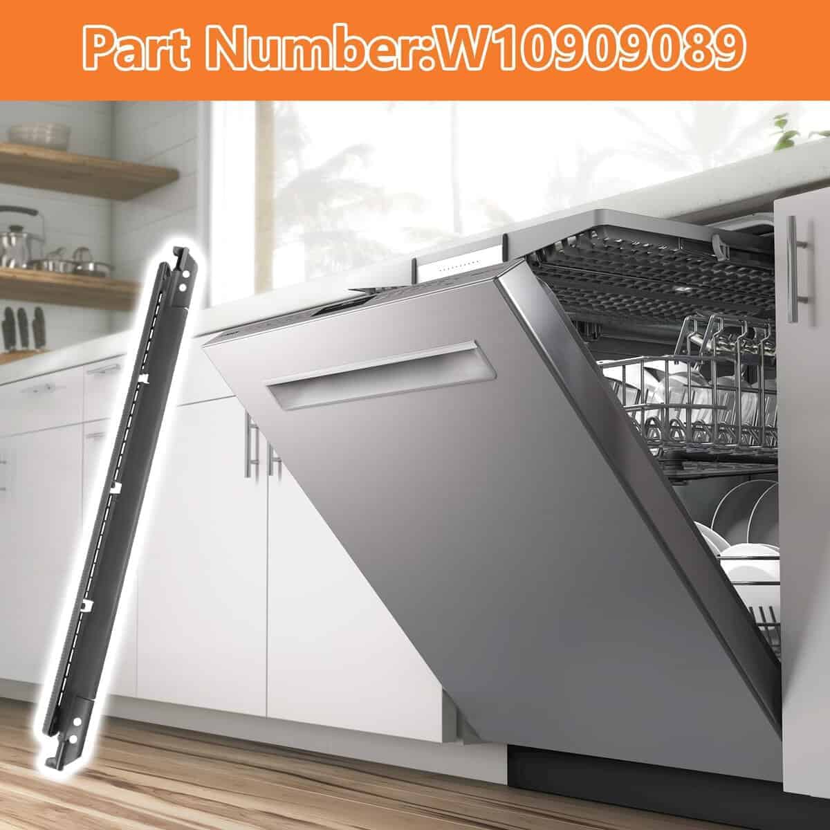 Sello de Puerta para Lavavajillas W10909089 Sello Inferior - Imagen 7