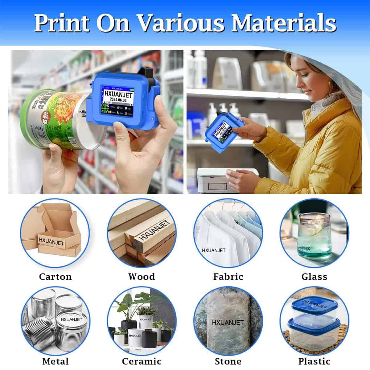Impresora de inyección de tinta portátil HXUANJET - Imagen 5