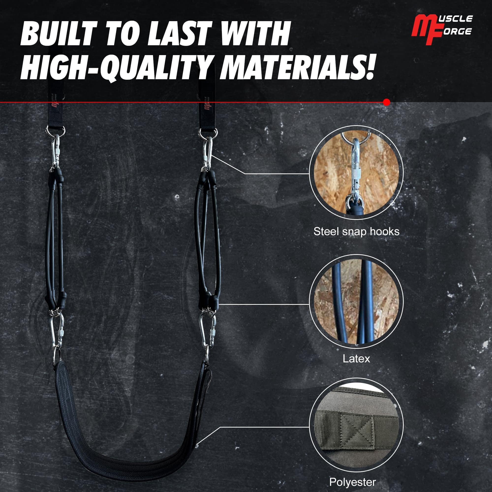 Banda de Asistencia para Flexiones MuscleForge, Banda de - Imagen 8