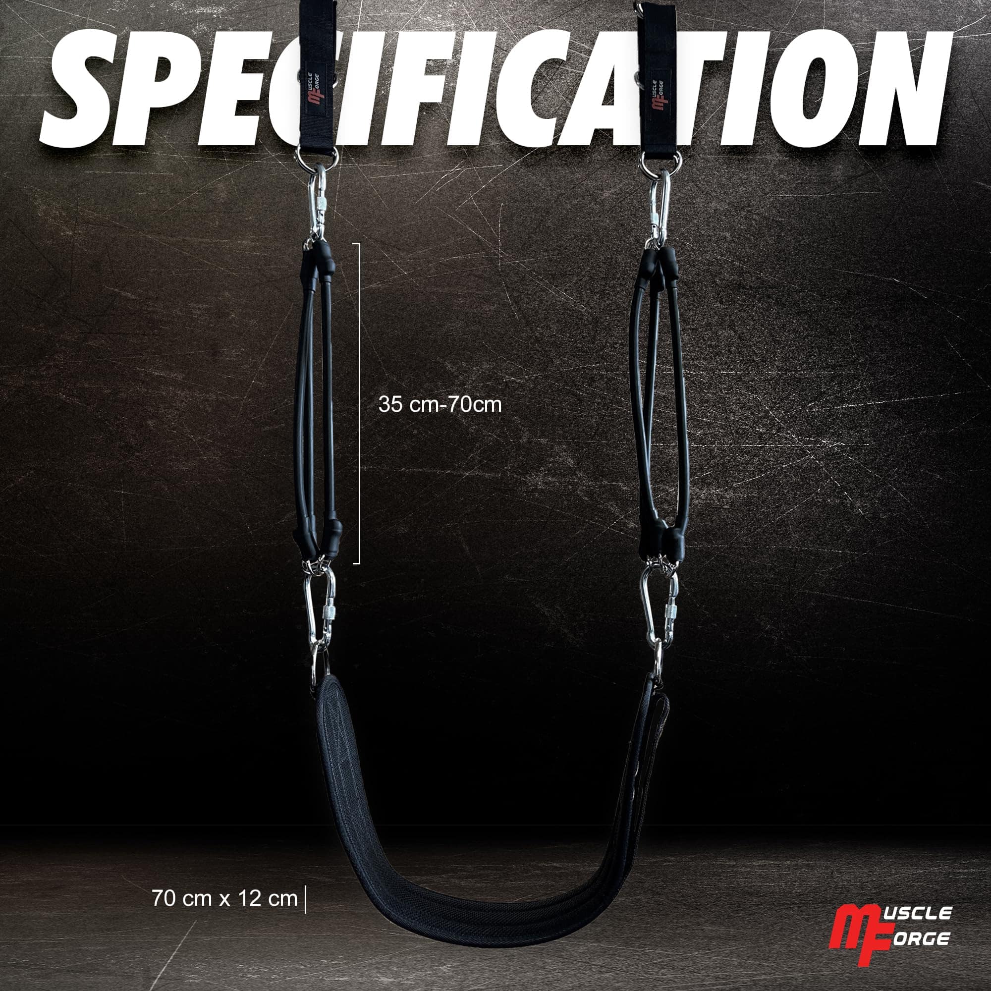 Banda de Asistencia para Flexiones MuscleForge, Banda de - Imagen 9