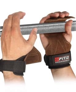 Agarres de Cuero FITIZ para Levantamiento de Pesas,