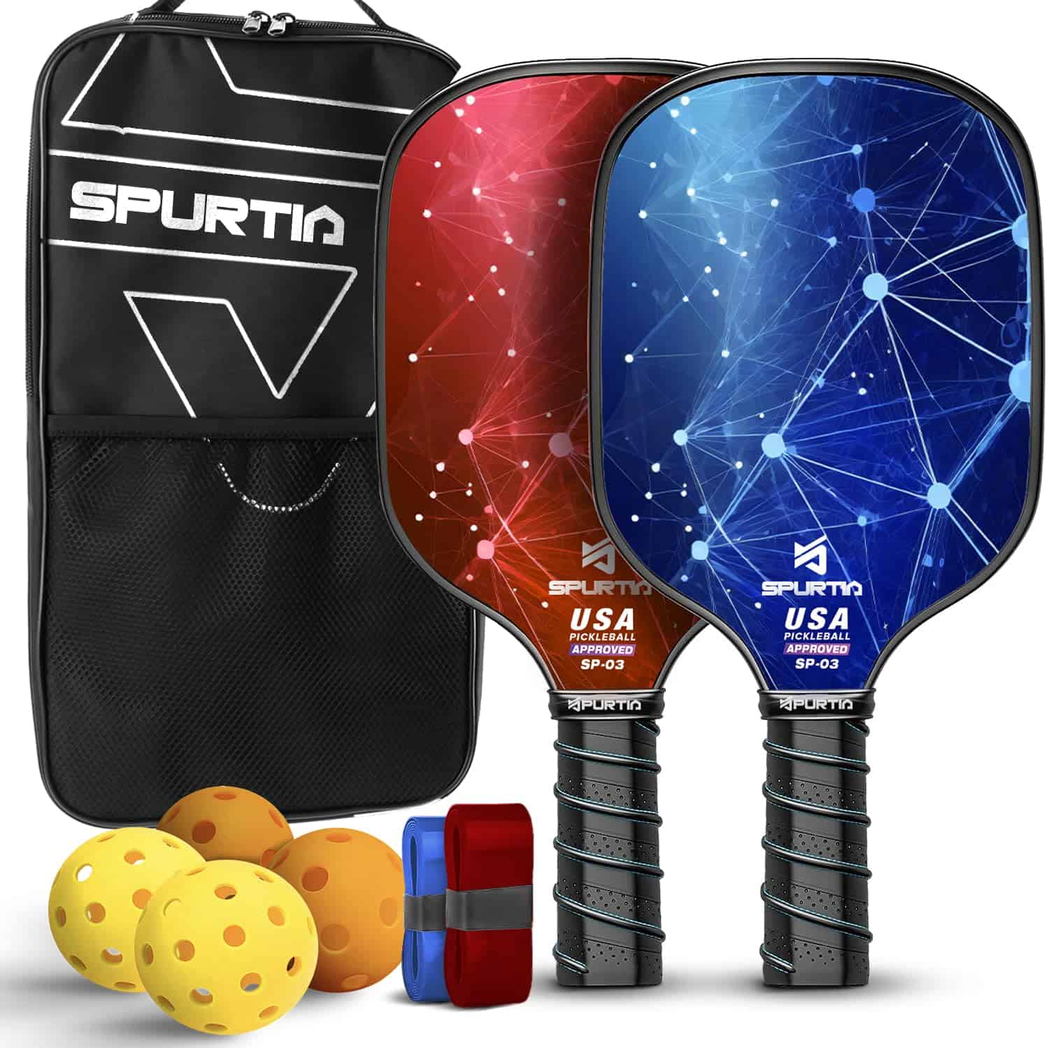 Set de 2 Palas de Pickleball Spurtia - Palas de -cipiantes