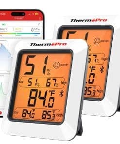 Termómetro higrómetro ThermoPro para casa TP350, Termómetro