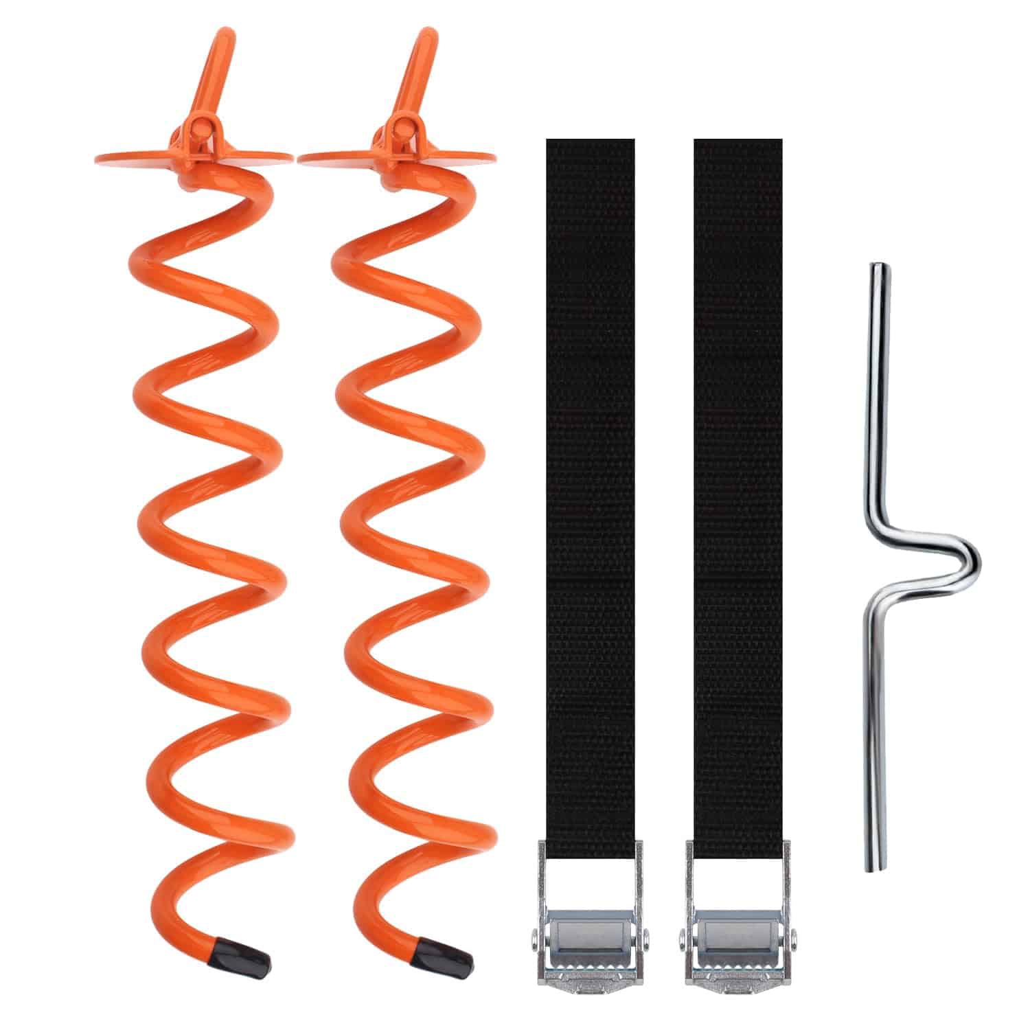Kit de Anclaje de Espiral para Tierra, Anclas de Tierra con