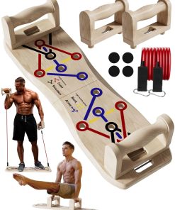Tablero de Flexiones Plegable con Bandas de Resistencia -