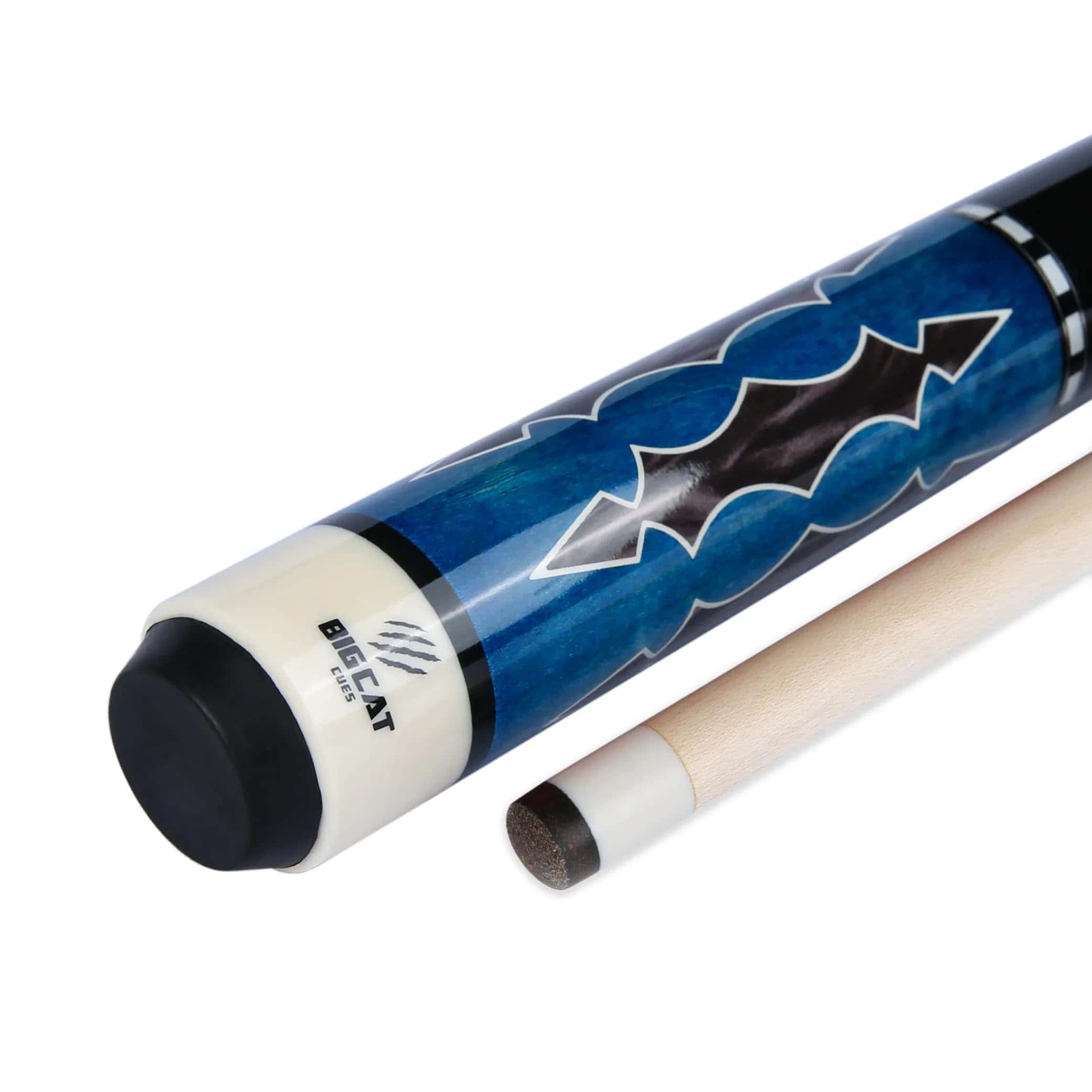 Big Cat Timeless Legacy Pool Cue Stick - -Azul Negro