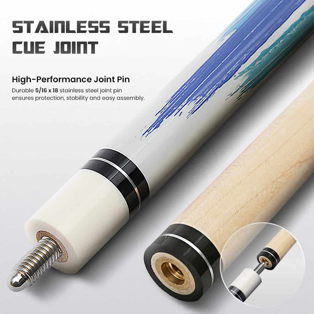 Big Cat Palo de Billar Pincel - Grado A de Arce Canadiense, - Imagen 6