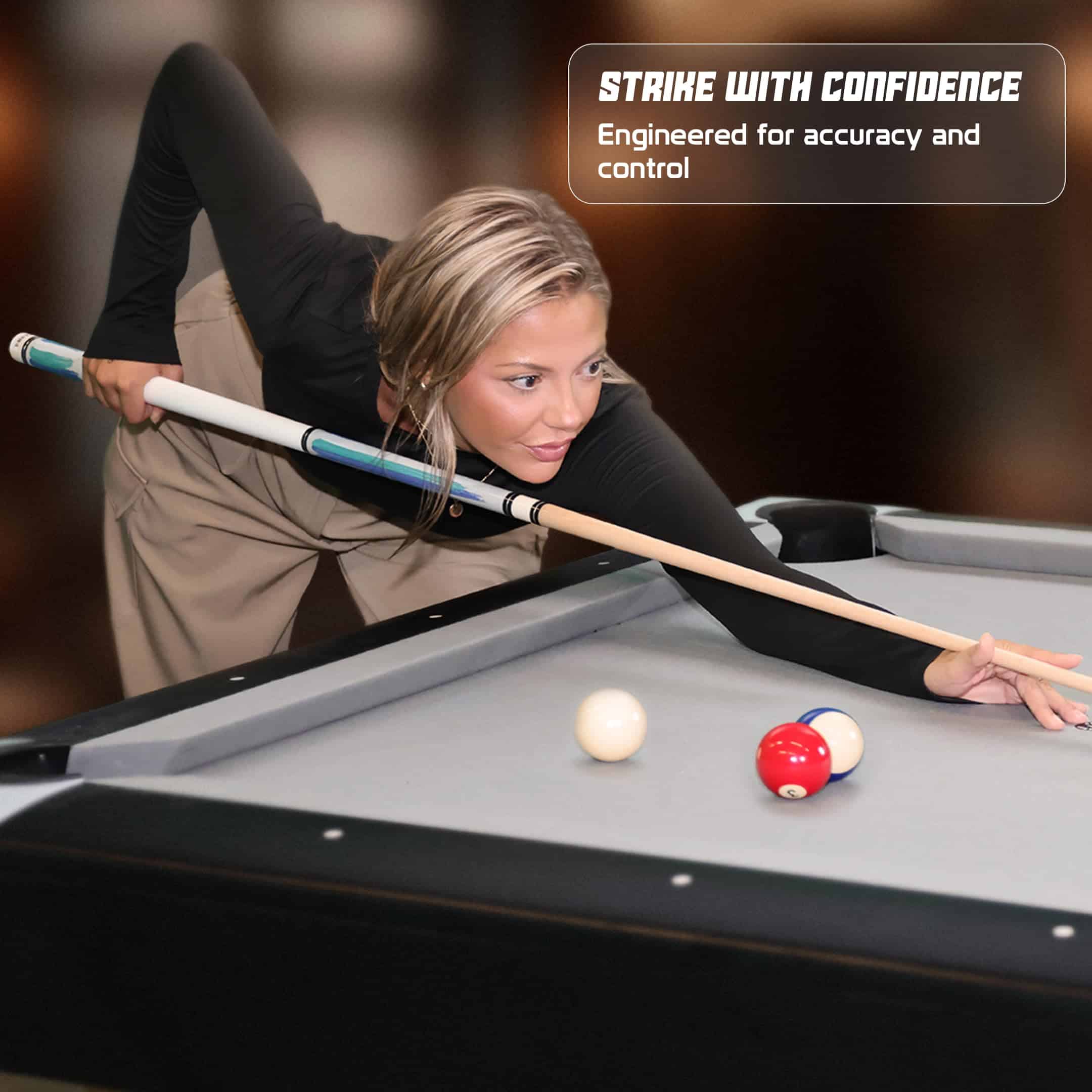 Big Cat Palo de Billar Pincel - Grado A de Arce Canadiense, - Imagen 8