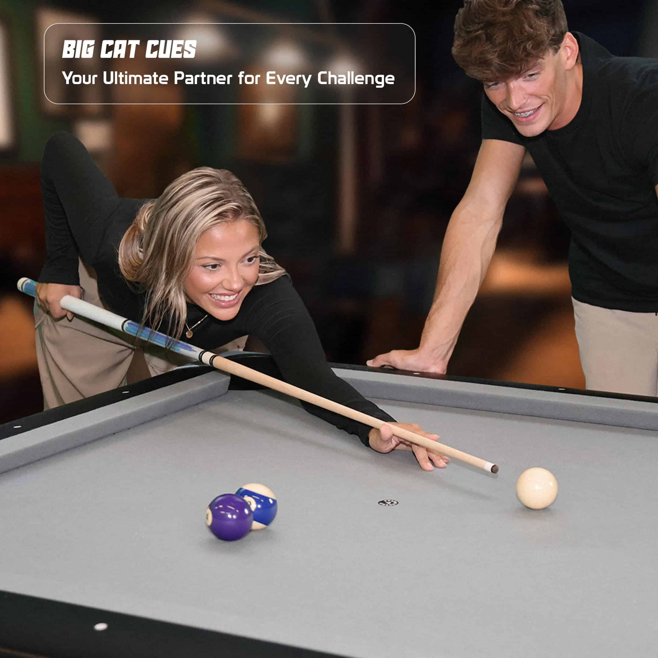 Big Cat Palo de Billar Pincel - Grado A de Arce Canadiense, - Imagen 5