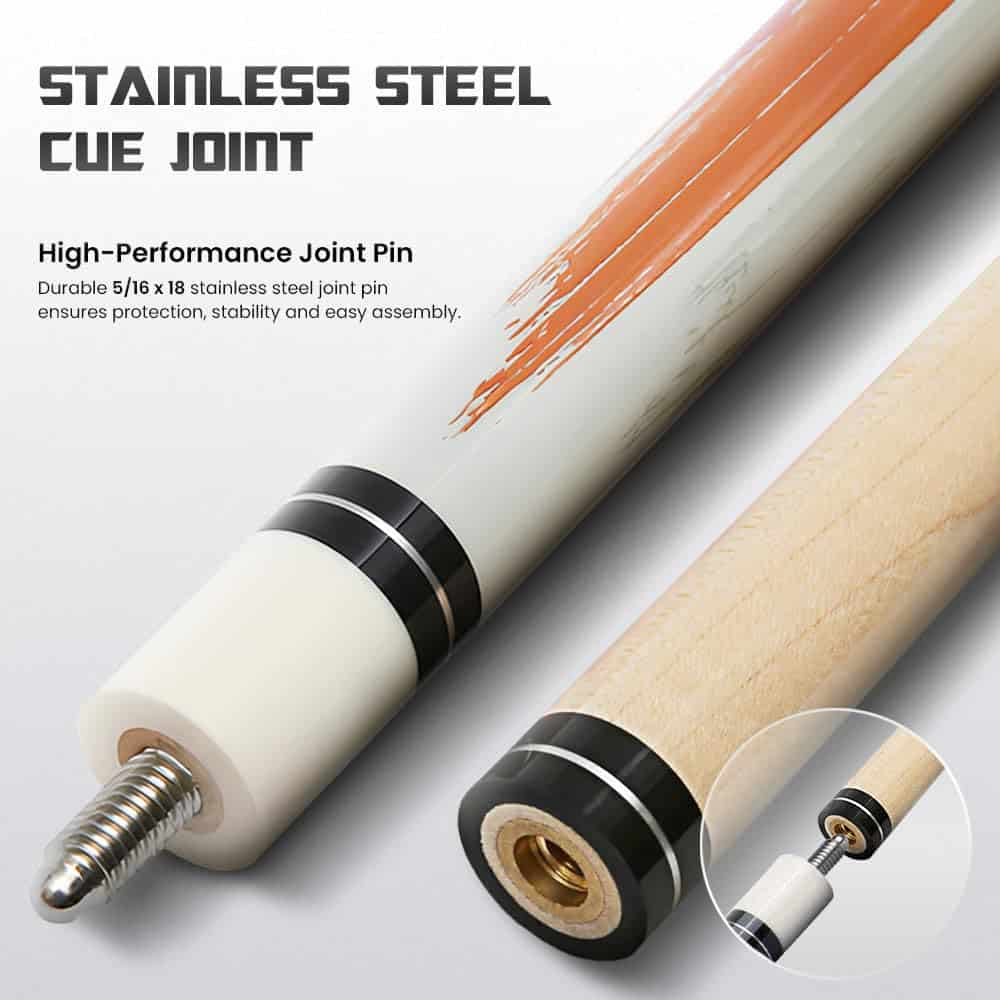 Big Cat Paint Brush Pool Cue Stick - Palo -Invigorate - Imagen 6