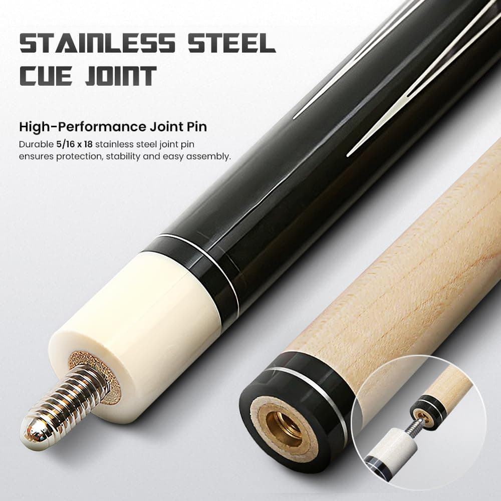 Big Cat Timeless Legacy Pool Cue Stick - -Gris Negro - Imagen 6