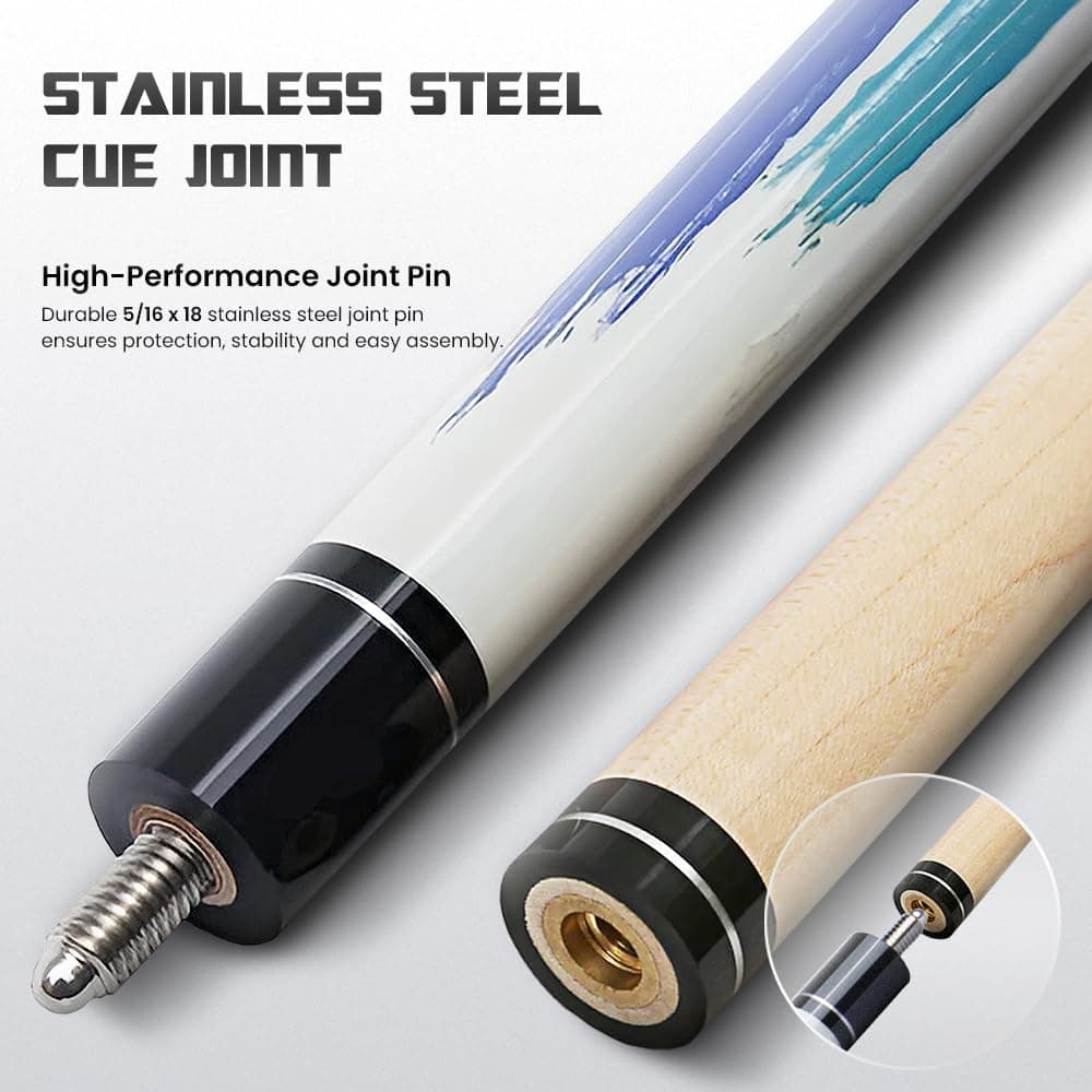 Cue de Billar Big Cat Paint Brush - Arce Canadiense de - Imagen 6