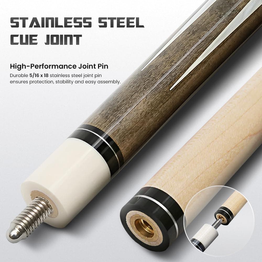 Big Cat Timeless Legacy Pool Cue Stick - Palo -Gris Plateado - Imagen 6