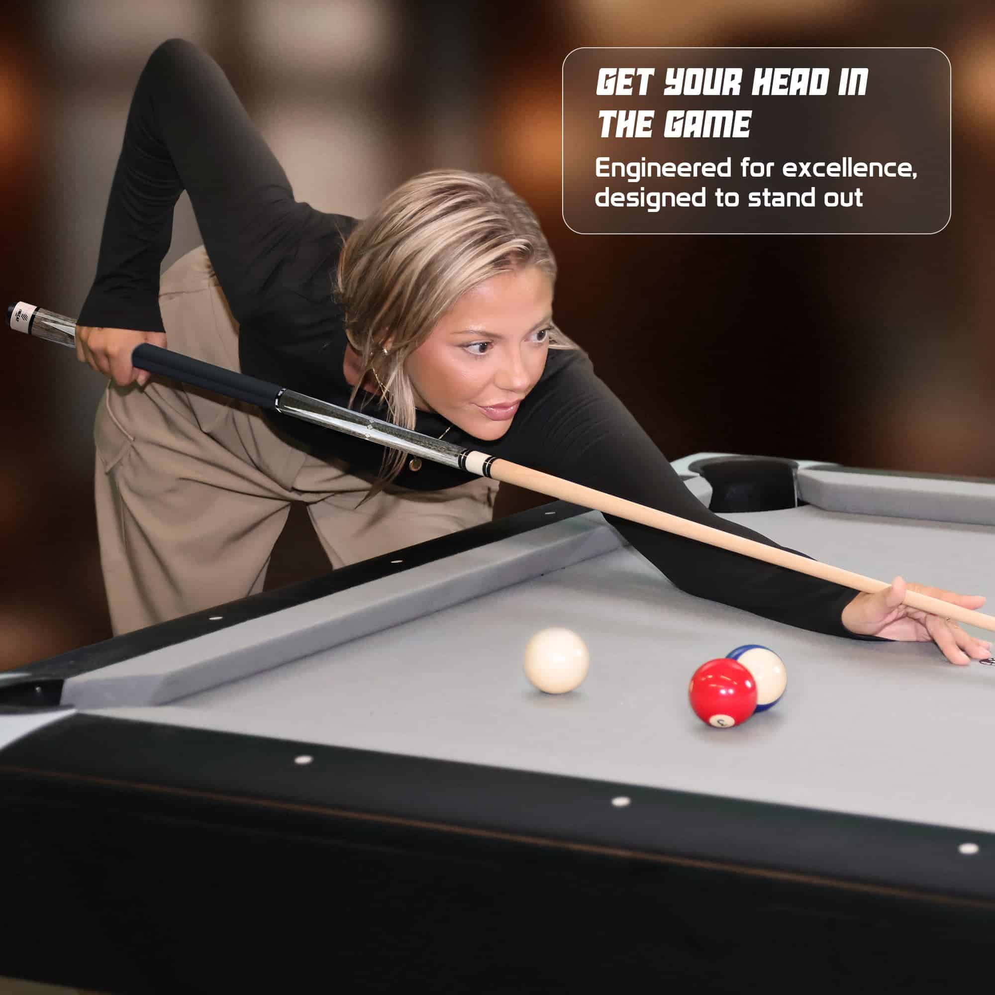 Big Cat Timeless Legacy Pool Cue Stick - Palo -Gris Plateado - Imagen 5