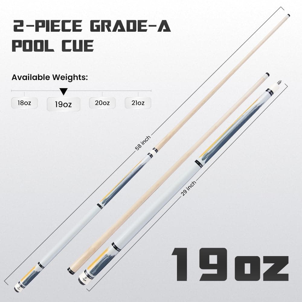 Big Cat Palo de Billar Pintado - Grado A de Arce - Imagen 7