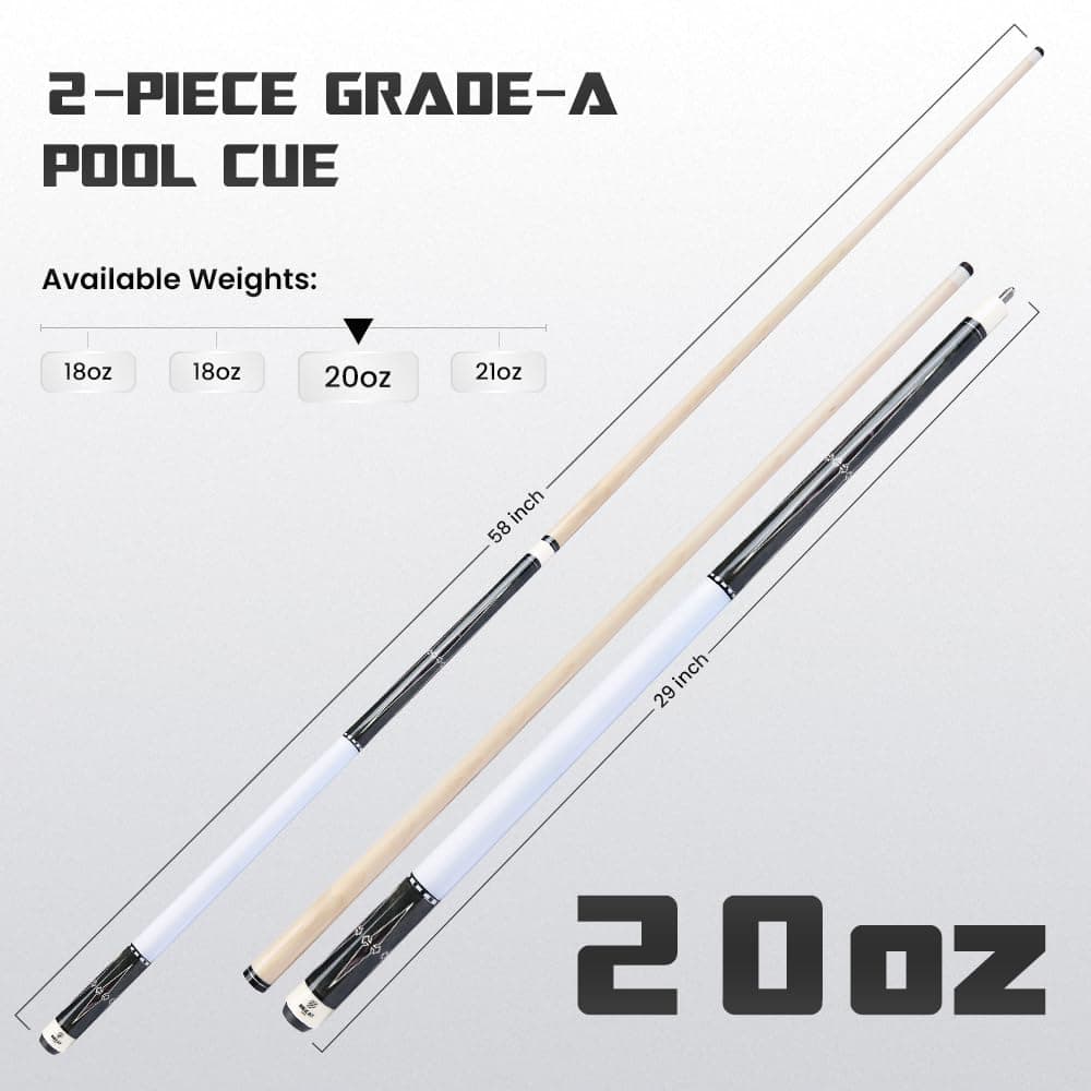 Cue de Billar Big Cat Timeless Legacy - Grafito Negro, - Imagen 7