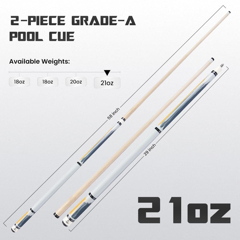 Big Cat Paint Brush Pool Cue Stick - Taco -Océano Eléctrico - Imagen 7