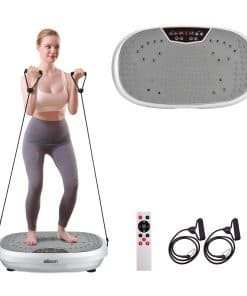 Máquina de Ejercicio de Plataforma de -Marrón, Plateado, Neg