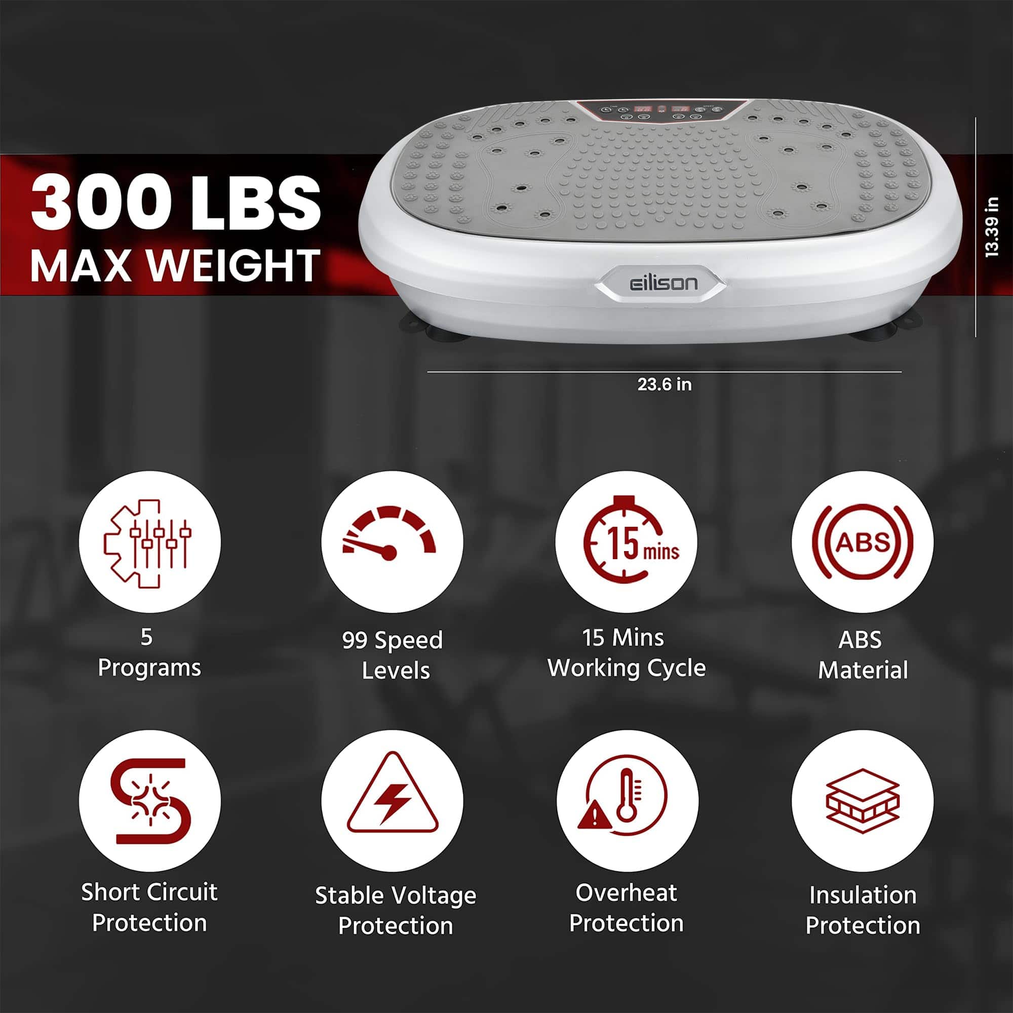 Máquina de Ejercicio de Plataforma de -Marrón, Plateado, Neg - Imagen 4