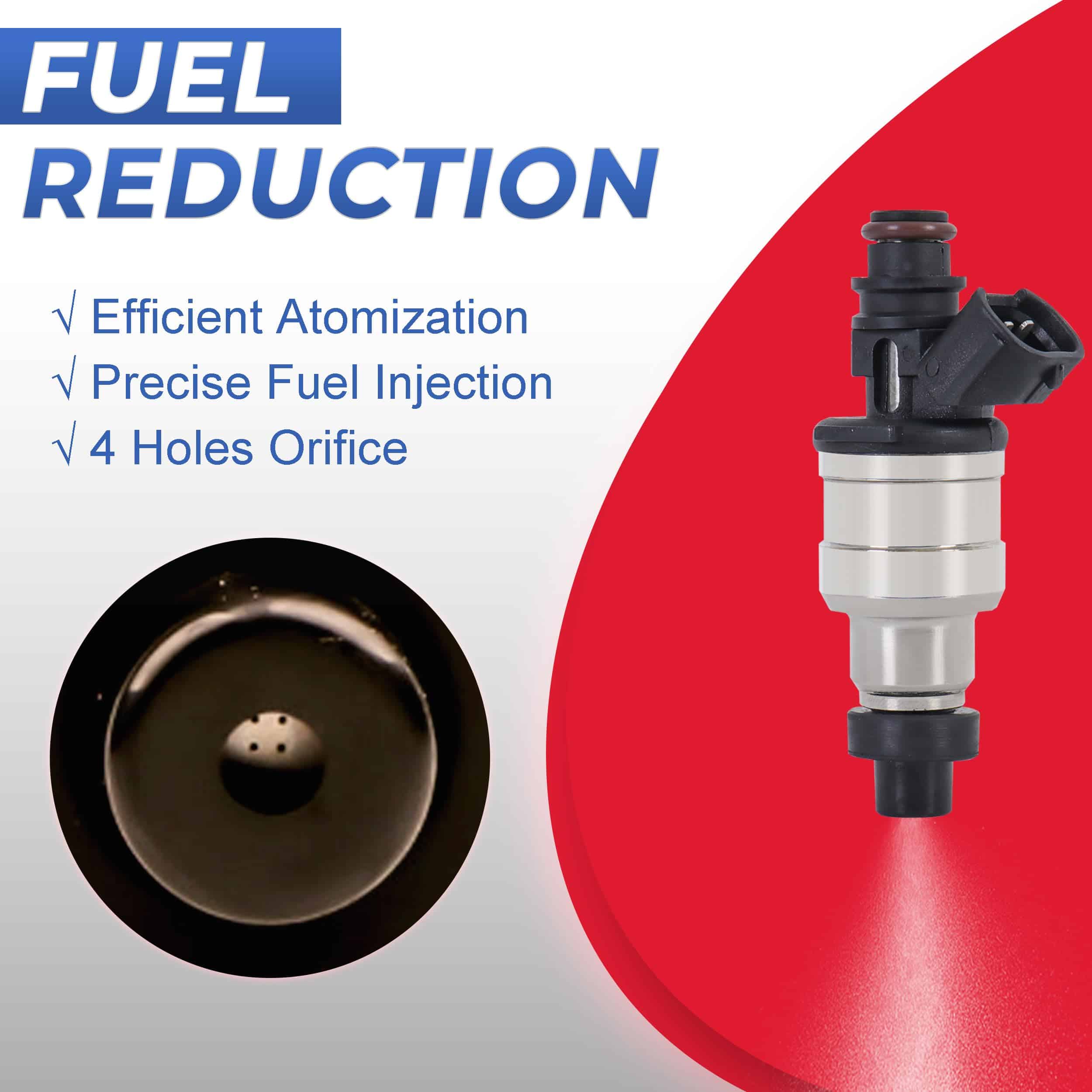 Juego de 6 inyectores de combustible EVERESTWAY compatibles - Imagen 3