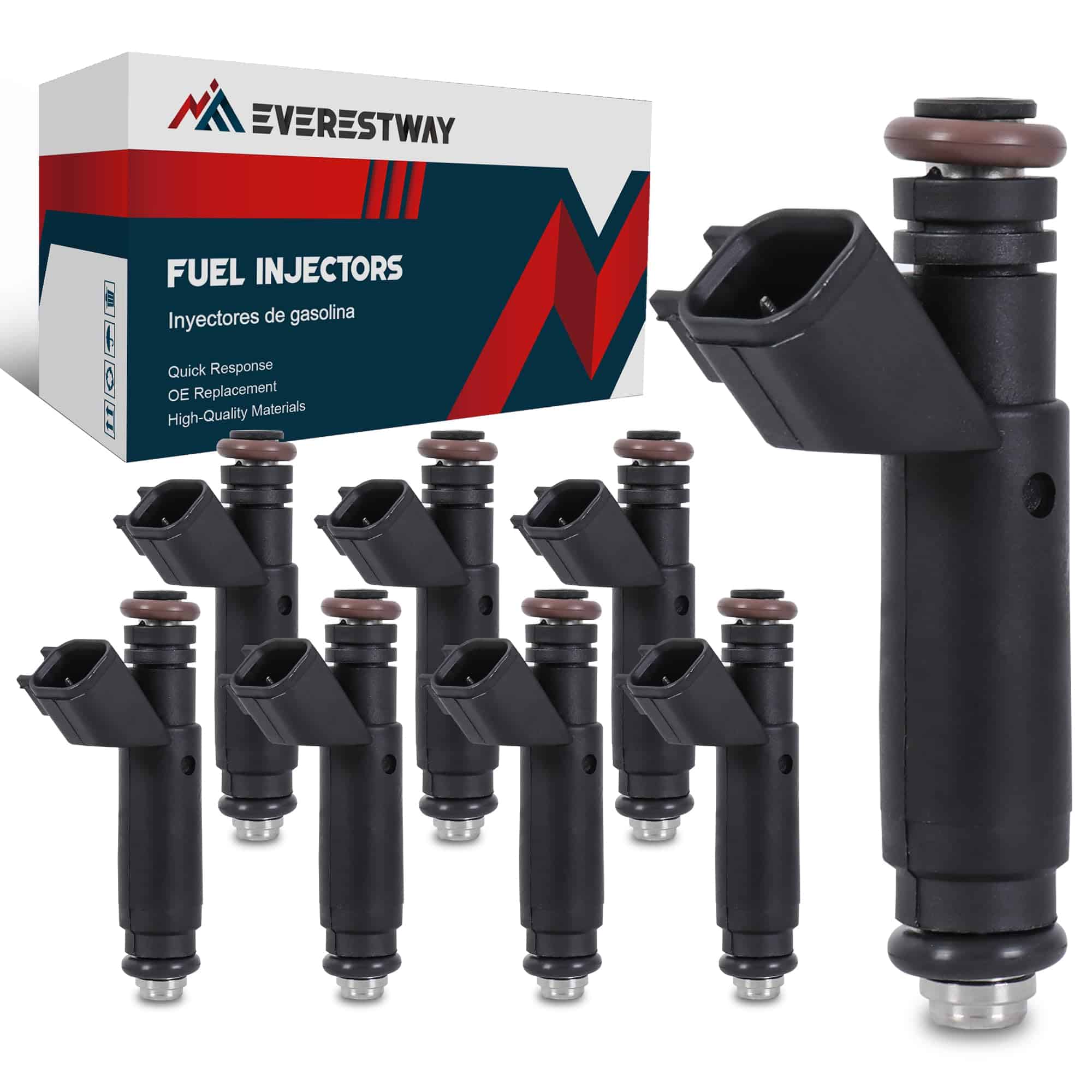 Conjunto de 8 Inyectores de Combustible EVERESTWAY