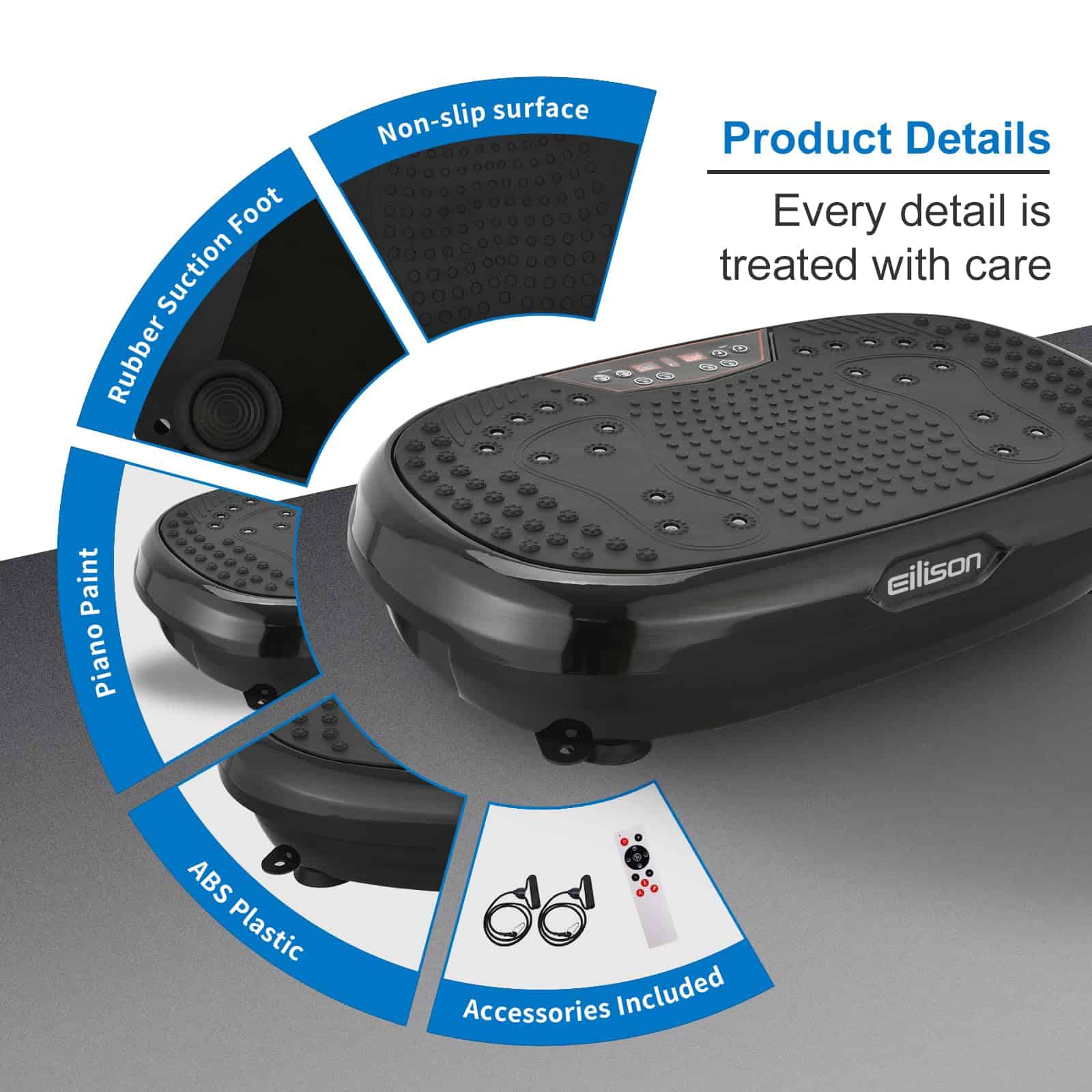 Máquina de ejercicio de placa de vibración EILISON FitMax - Imagen 3