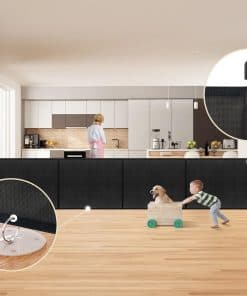 Puertas para Bebés Retráctiles para Escaleras y Puertas,