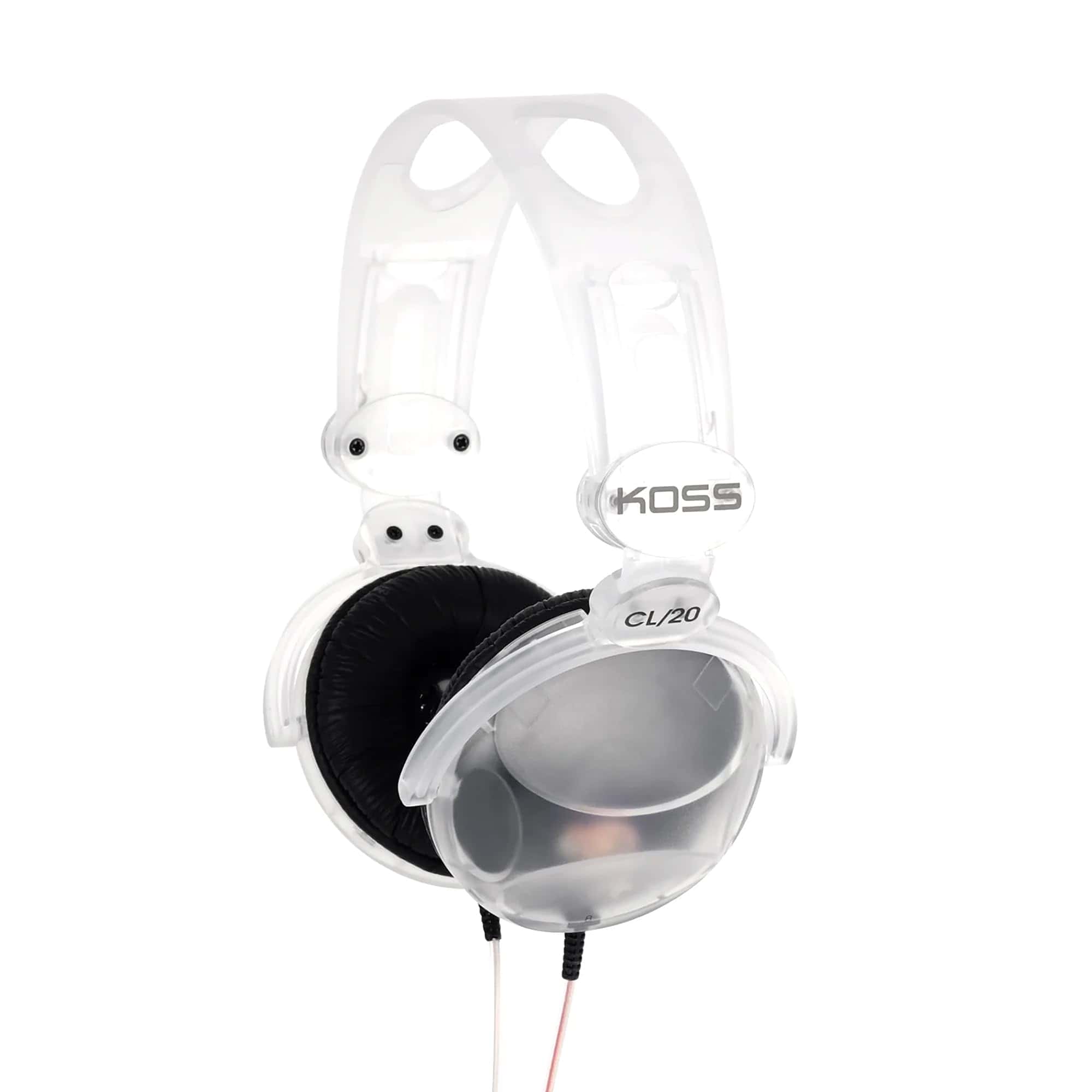 Audífonos Koss CL/20 Transparentes en On-Ear, Estilo Retro,