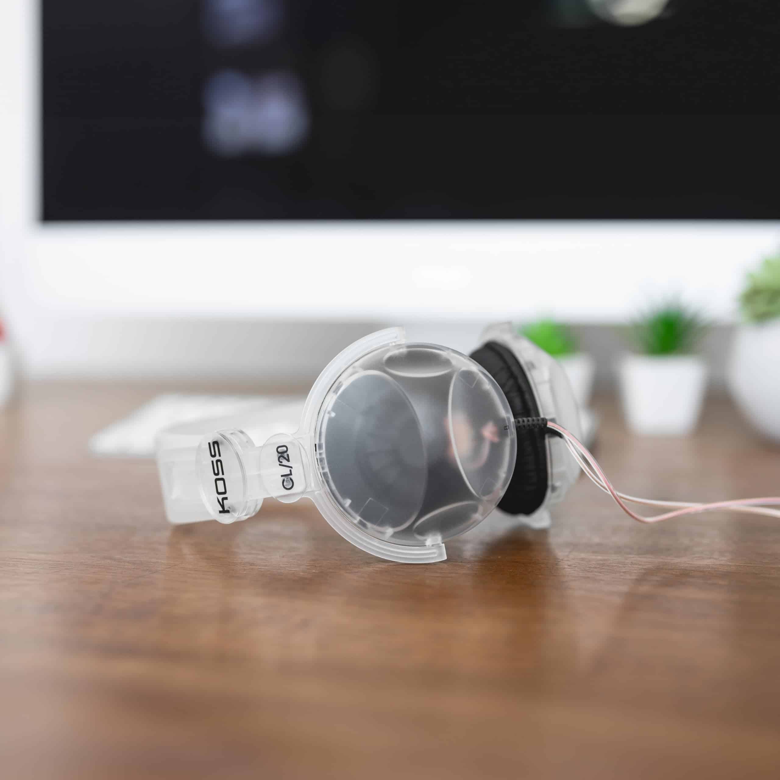 Audífonos Koss CL/20 Transparentes en On-Ear, Estilo Retro, - Imagen 6