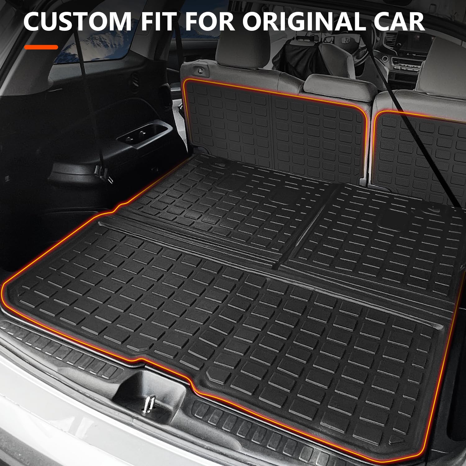 Tapete de Carga de 8 Asientos Compatible con Honda Pilot - Imagen 3
