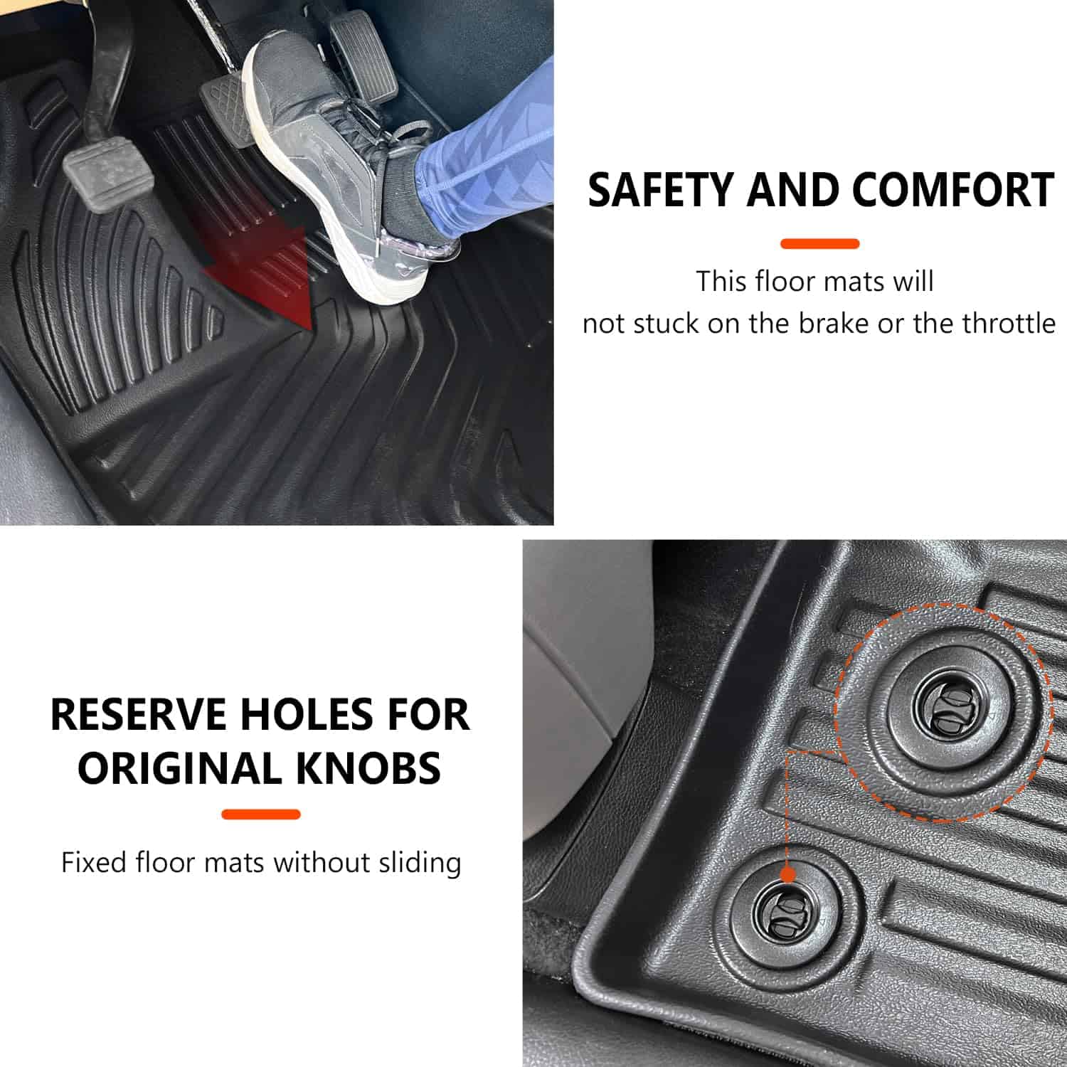 Tapete para Piso de 8 Asientos Compatible con Honda Pilot - Imagen 7