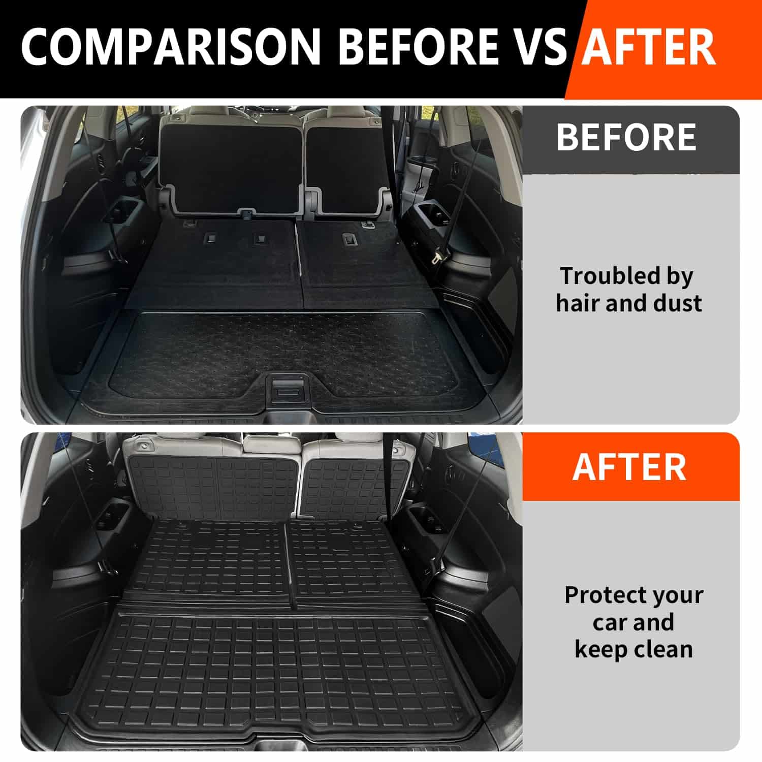 Tapete para Piso de 8 Asientos Compatible con Honda Pilot - Imagen 4