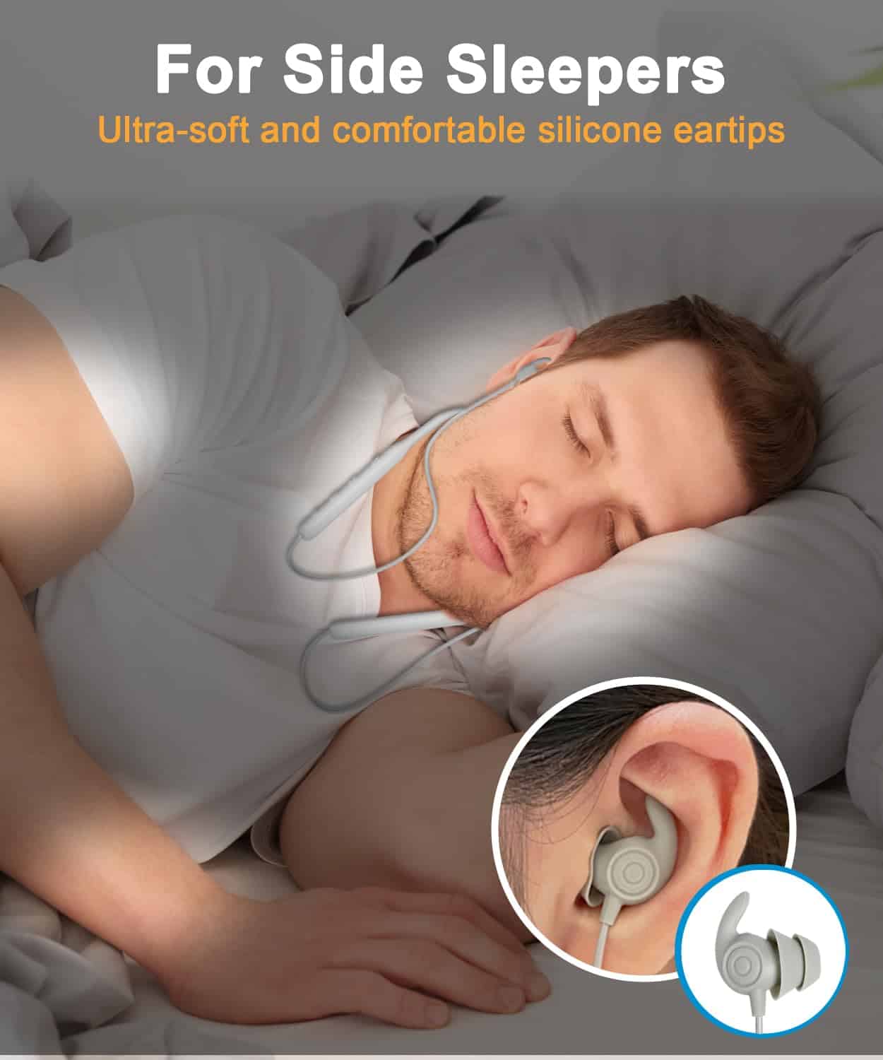 HomeSpot Lightweight Wireless Neckband SleepBuds - Imagen 6