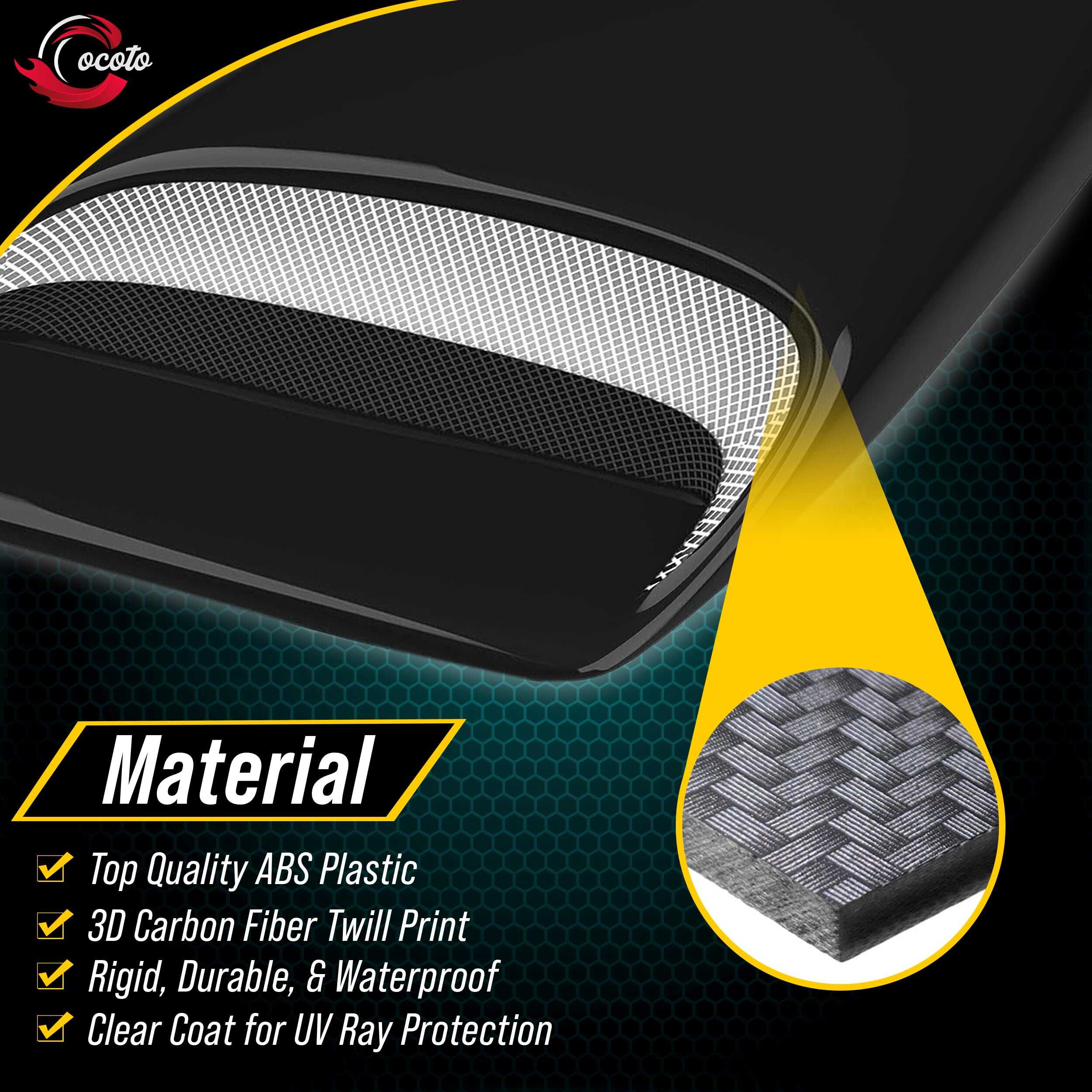 COCOTO Cubierta de ventilación para capó delantero de fibra - Imagen 8