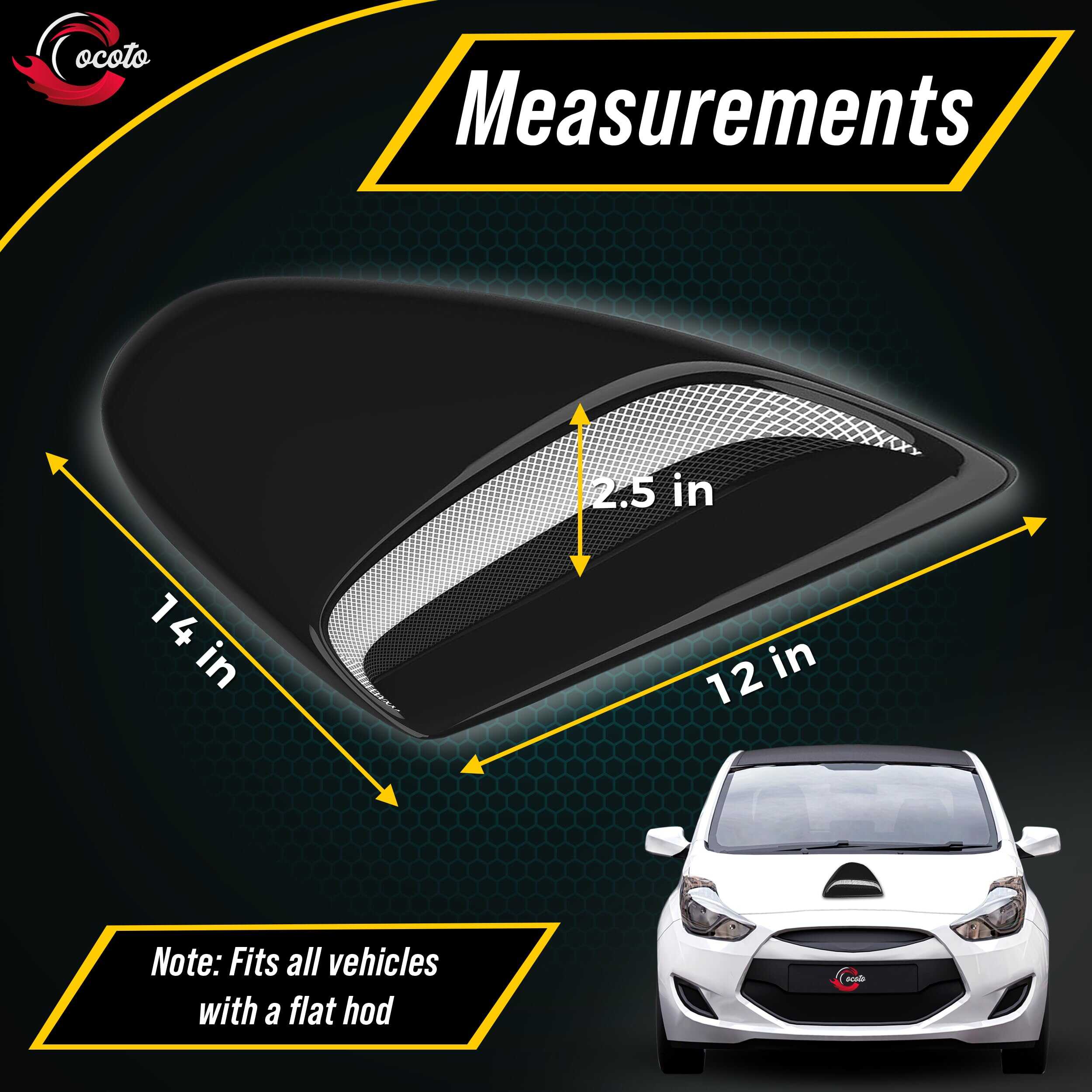 COCOTO Cubierta de ventilación para capó delantero de fibra - Imagen 3