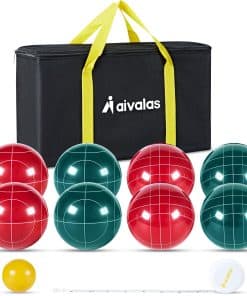 Juego Oficial de Bolas de Bocce de 90 mm Tamaño