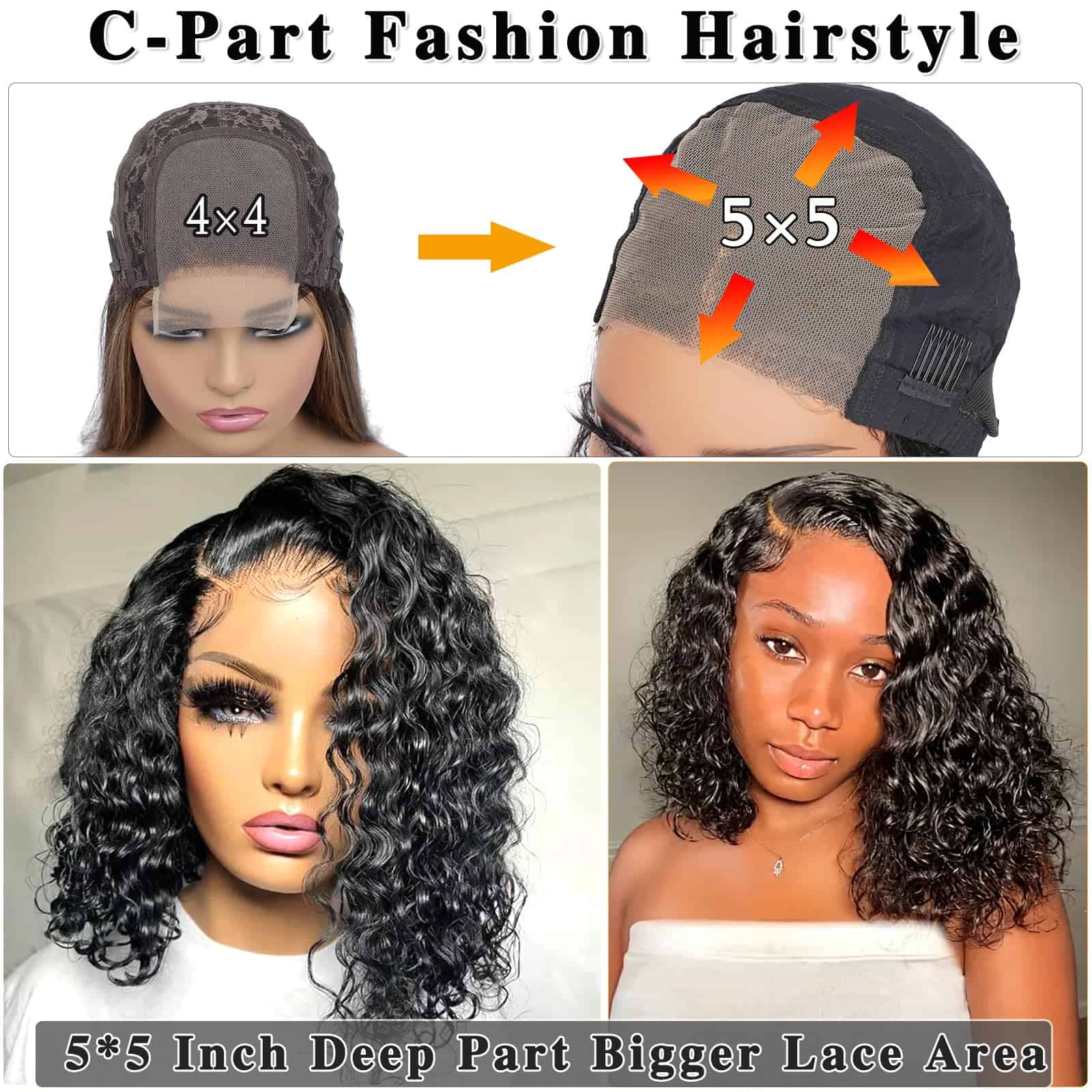 Pelucas de Pelo Humano Rolisy Wear and Go sin Pegamento Pre - Imagen 4