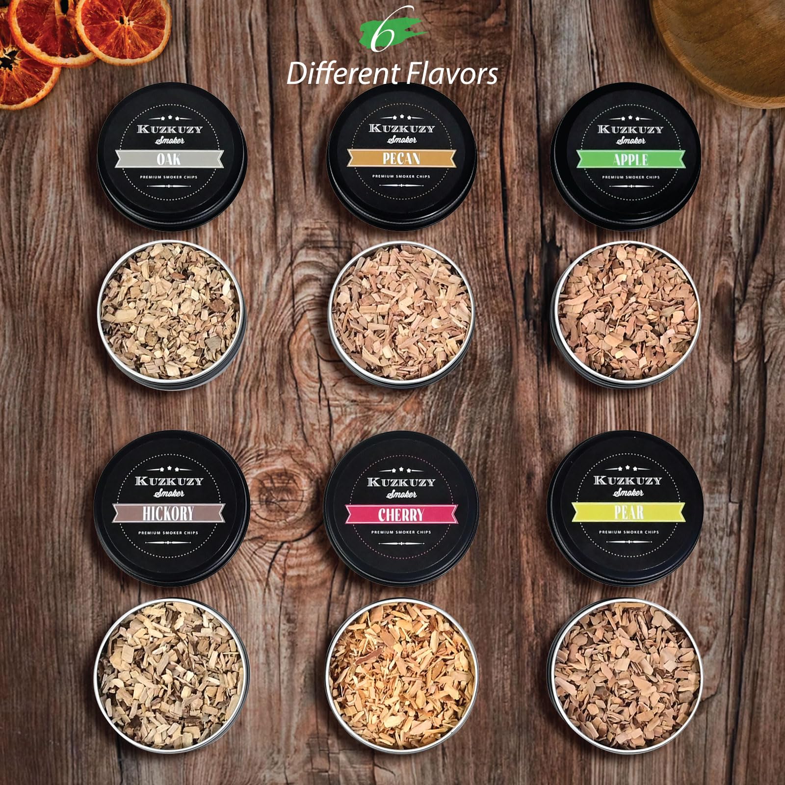 Kit de Fumador para Cócteles con Antorcha – 6 Sabores de - Imagen 3