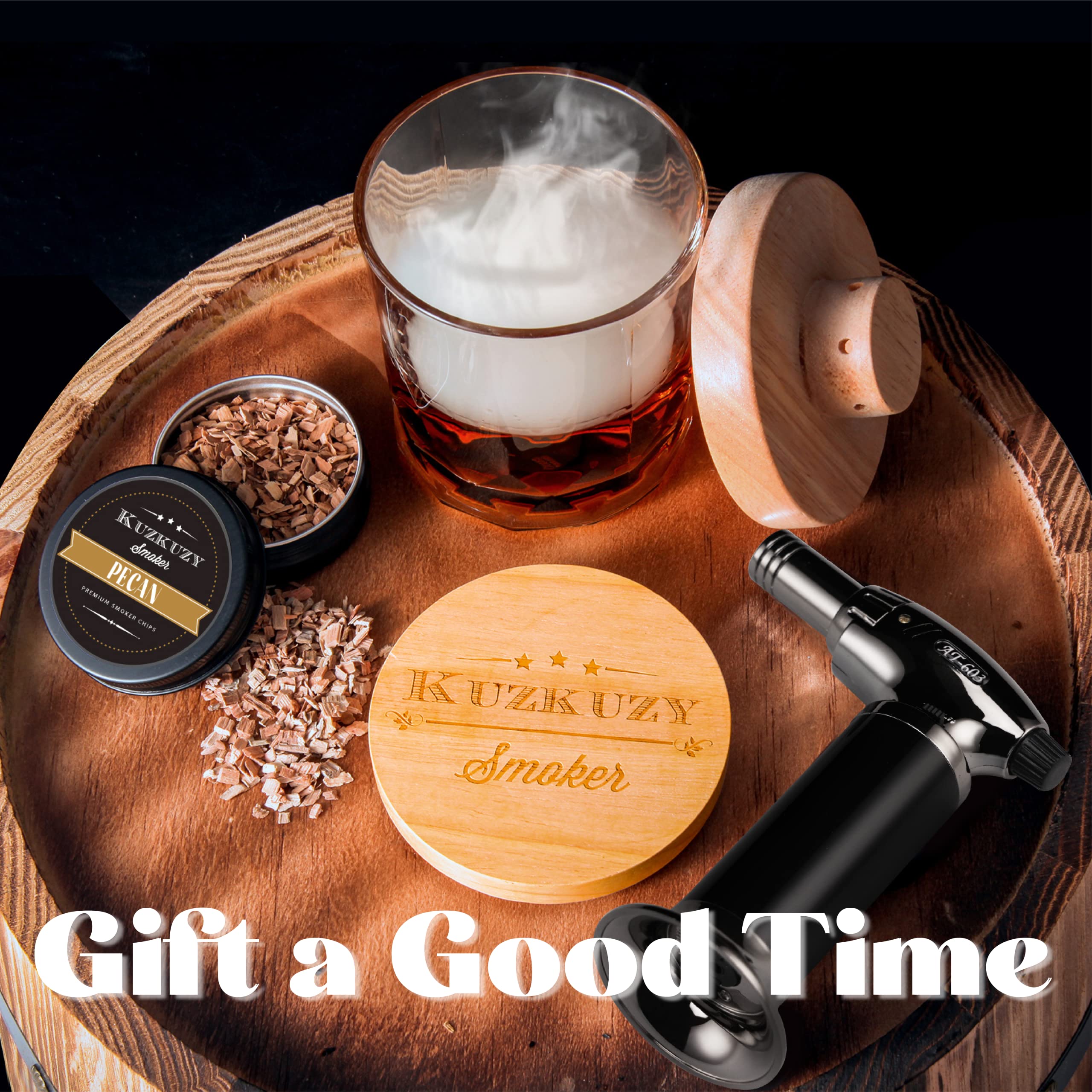 Kit de Fumador para Cócteles con Antorcha – 6 Sabores de - Imagen 6