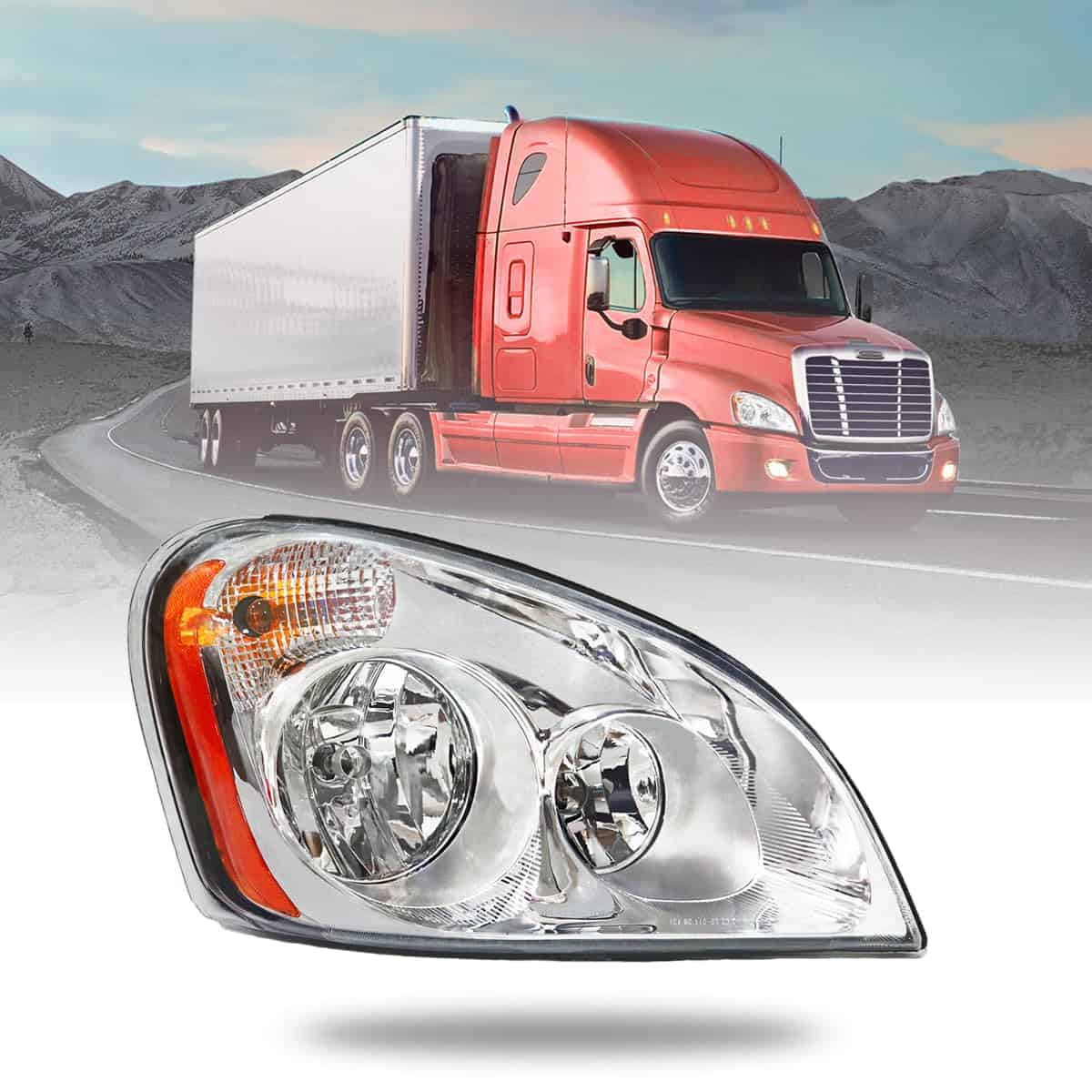 Faros Easyinst para Freightliner Cascadia -Plata