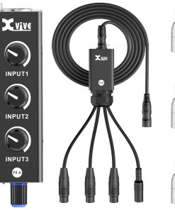 Xvive PX Portable 3-Channel Personal Mixer and Headphone