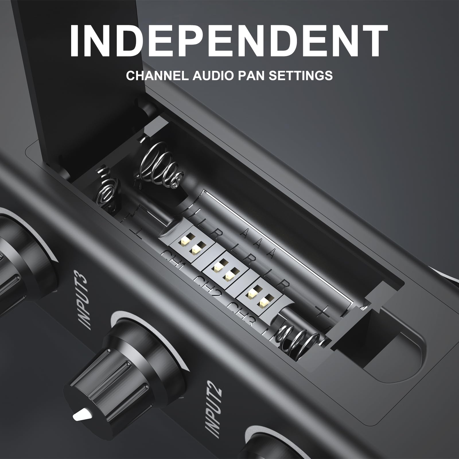 Xvive PX Portable 3-Channel Personal Mixer and Headphone - Imagen 7