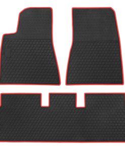 Tapetes de piso para automóvil Matericuo a -Rojo