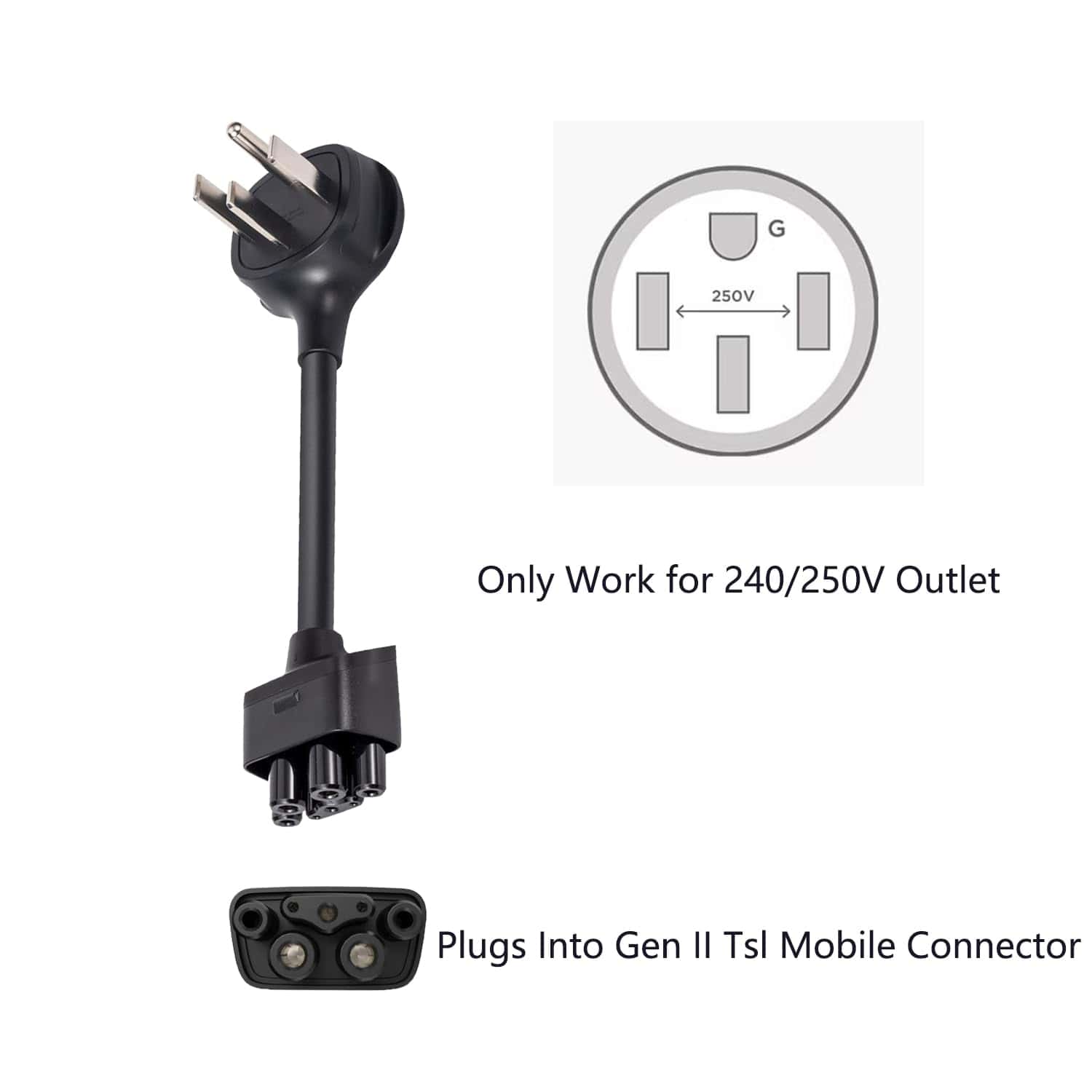 Adaptador NEMA 14-50 de OthoKing para Cargador Móvil Tesla - Imagen 4
