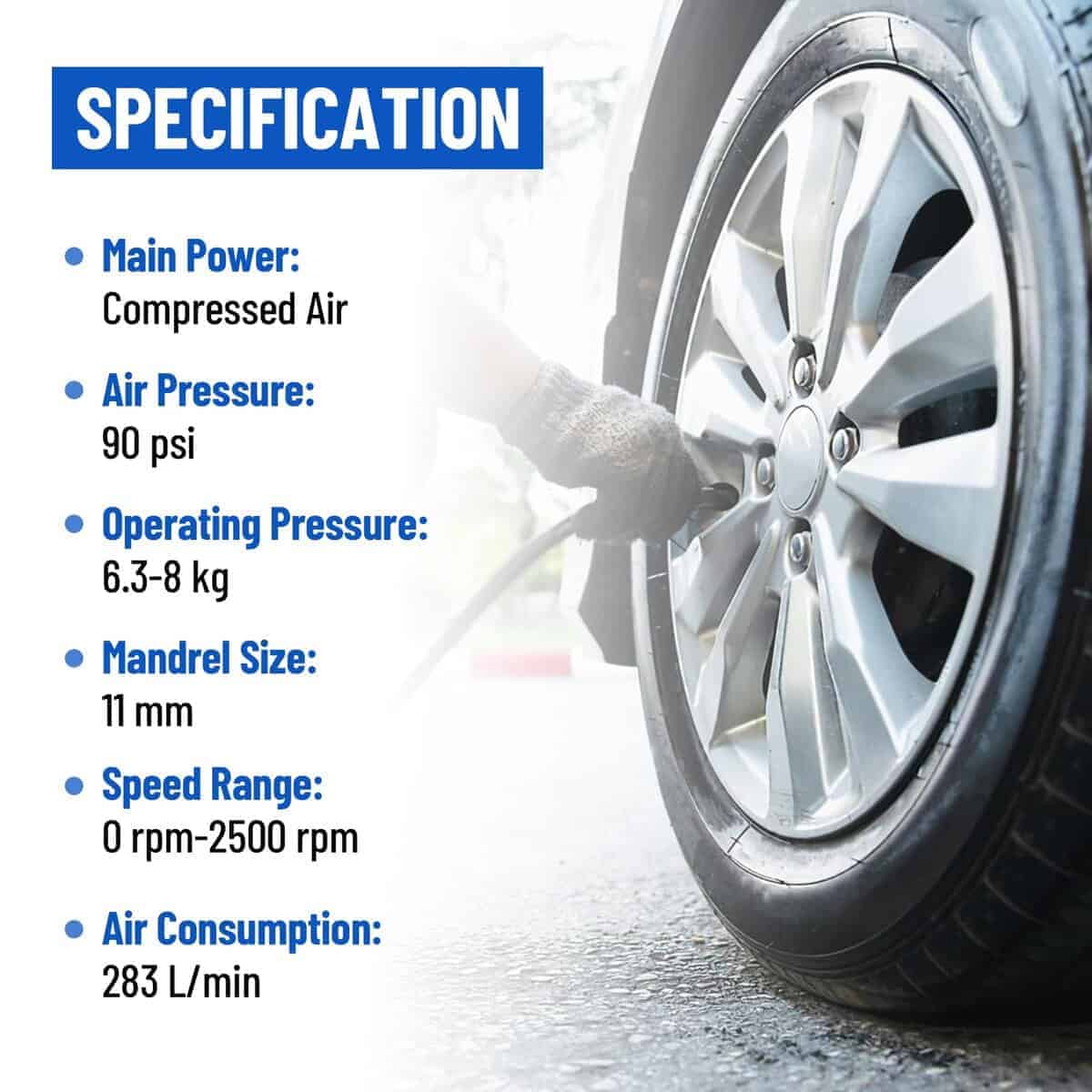 Herramientas de Reparación de Neumáticos Racewill Air Tire - Imagen 6