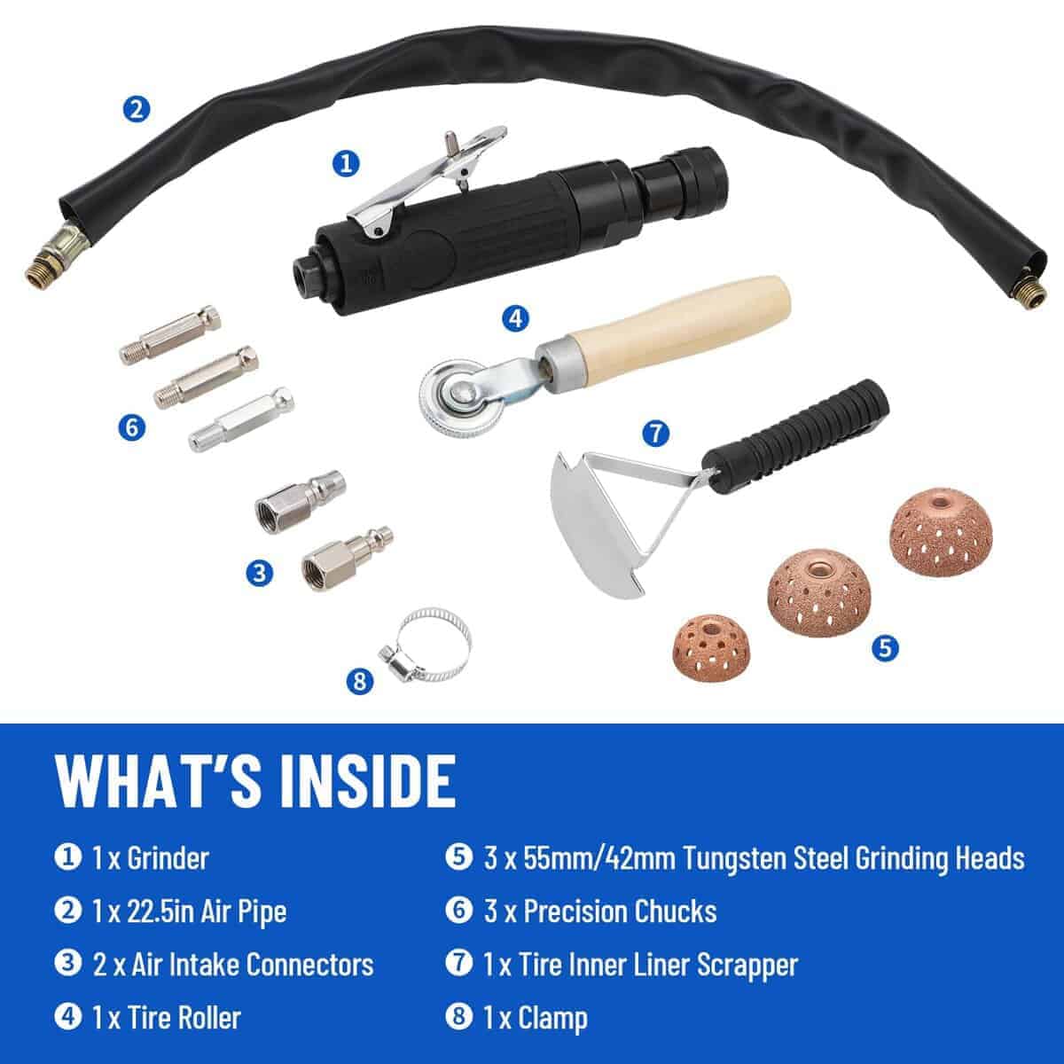 Herramientas de Reparación de Neumáticos Racewill Air Tire - Imagen 9