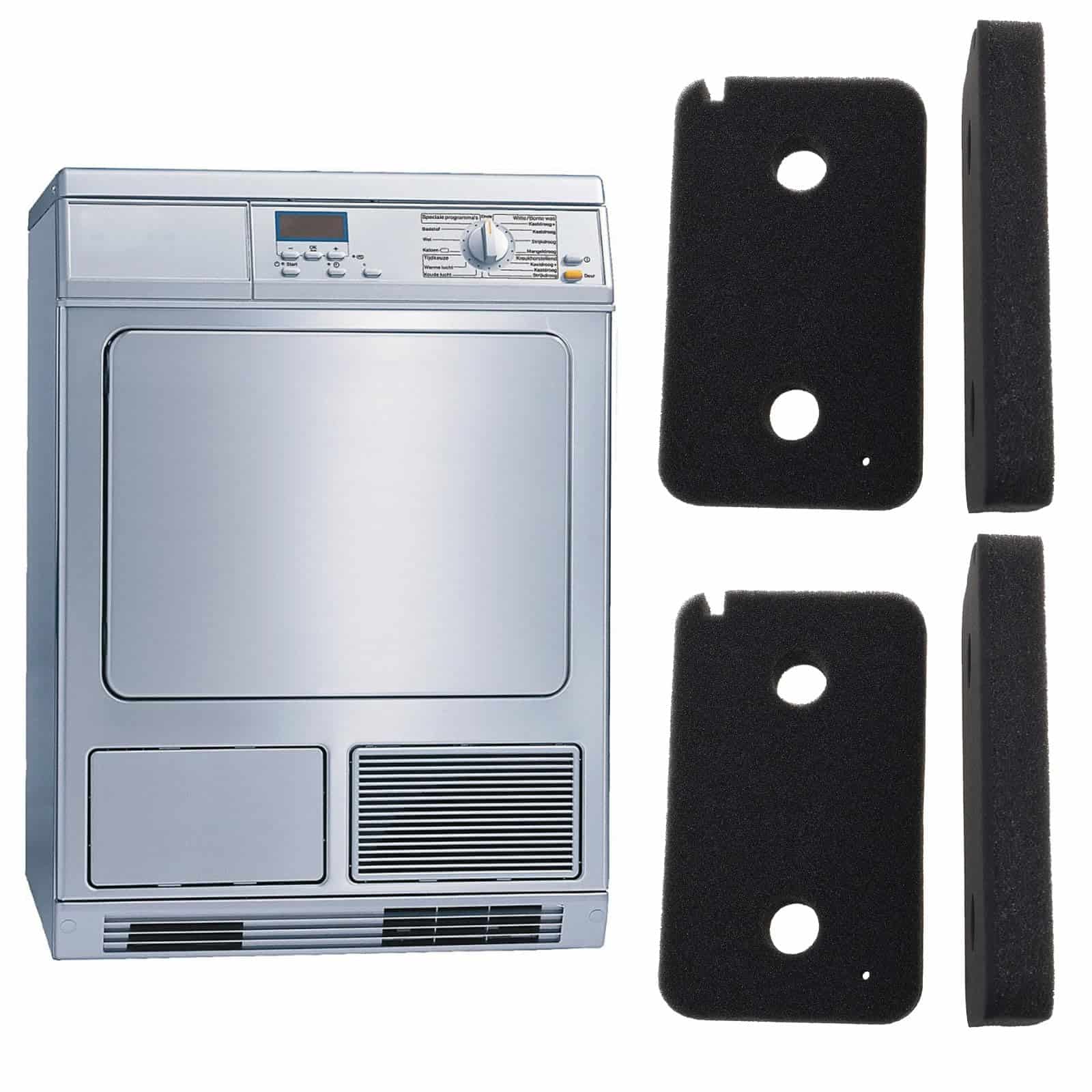 Filtro de espuma de esponja de 4 piezas para secadora - Imagen 3