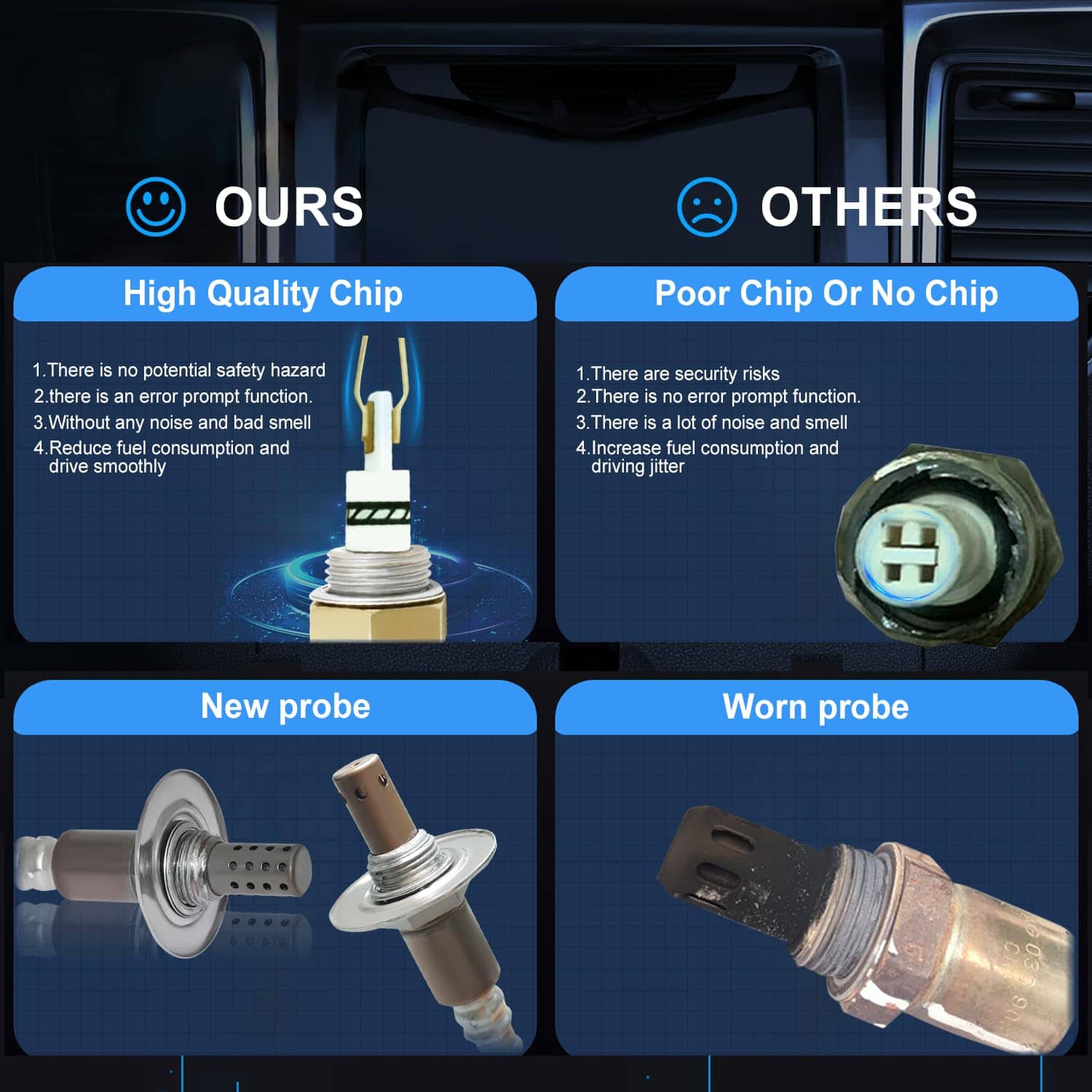 234-9123 234-4445 Sensor de oxígeno upstream downstream 2 - Imagen 3