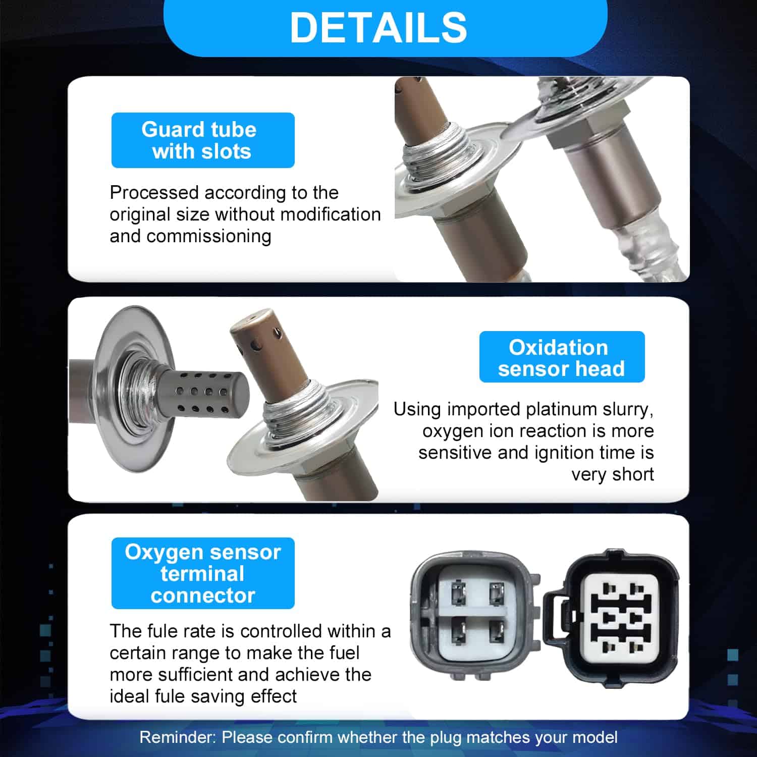 234-9123 234-4445 Sensor de oxígeno upstream downstream 2 - Imagen 4